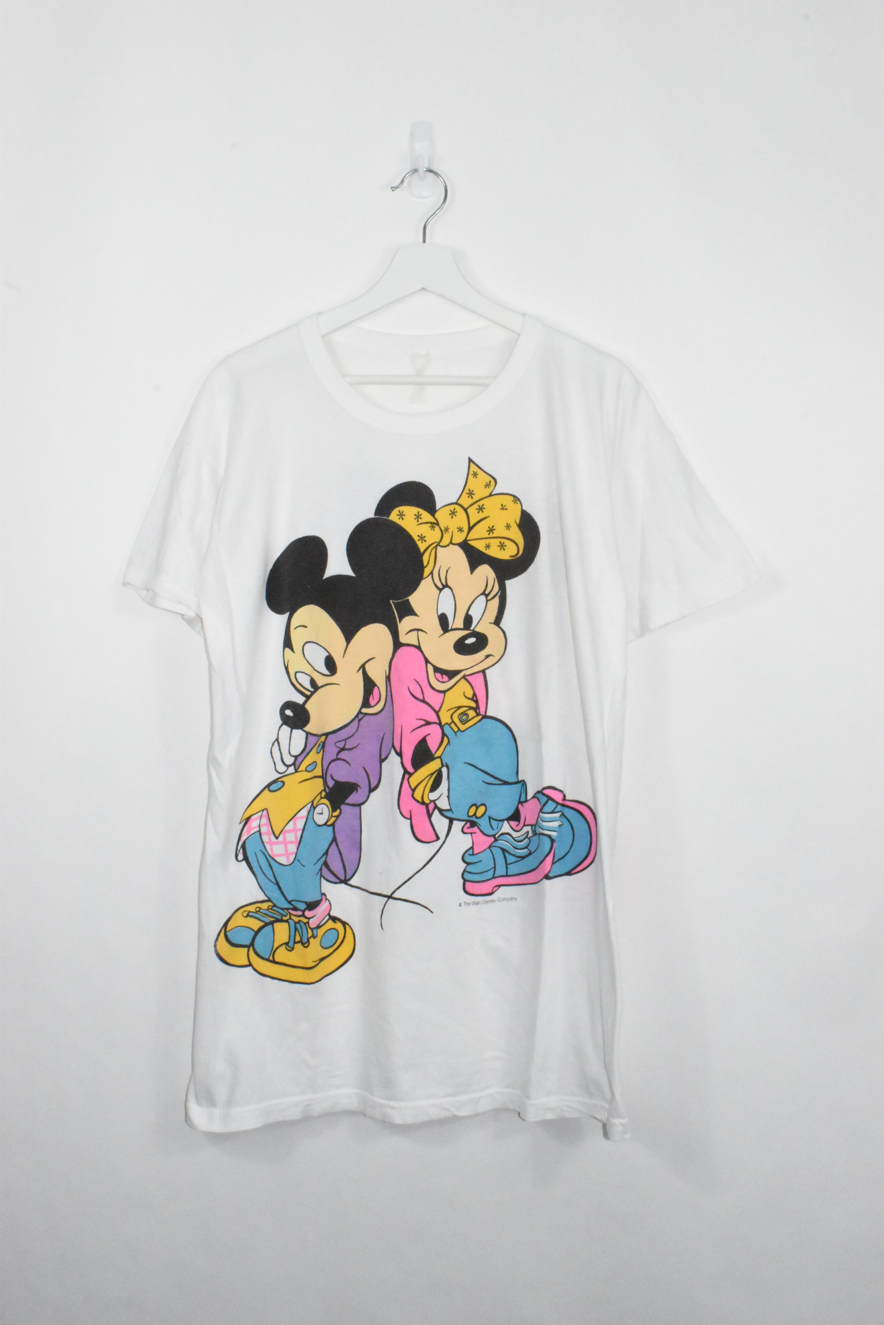Vintage Disney Mickey Print Tee Xlarge