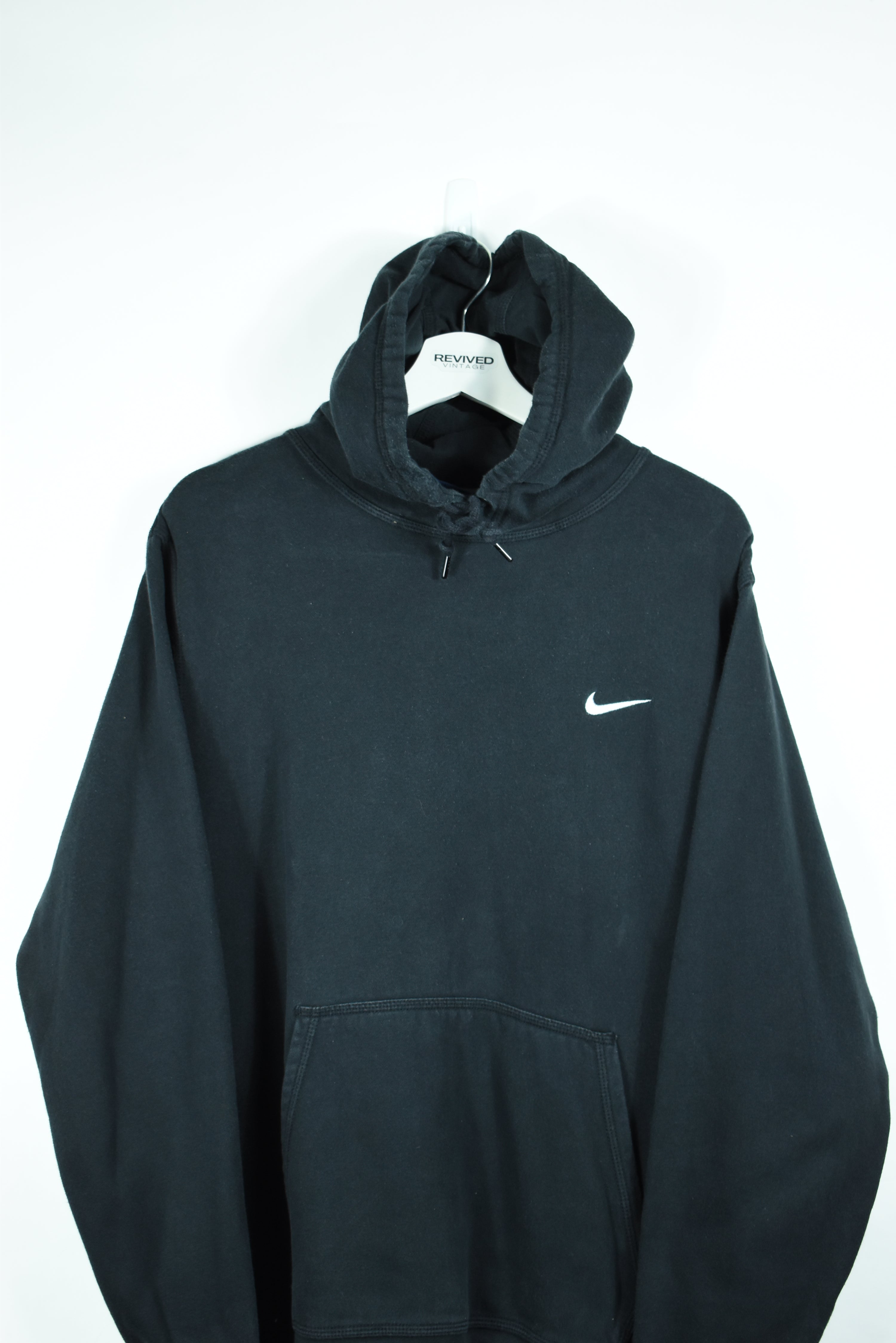 Vintage Nike Small Swoosh Hoodie XLARGE