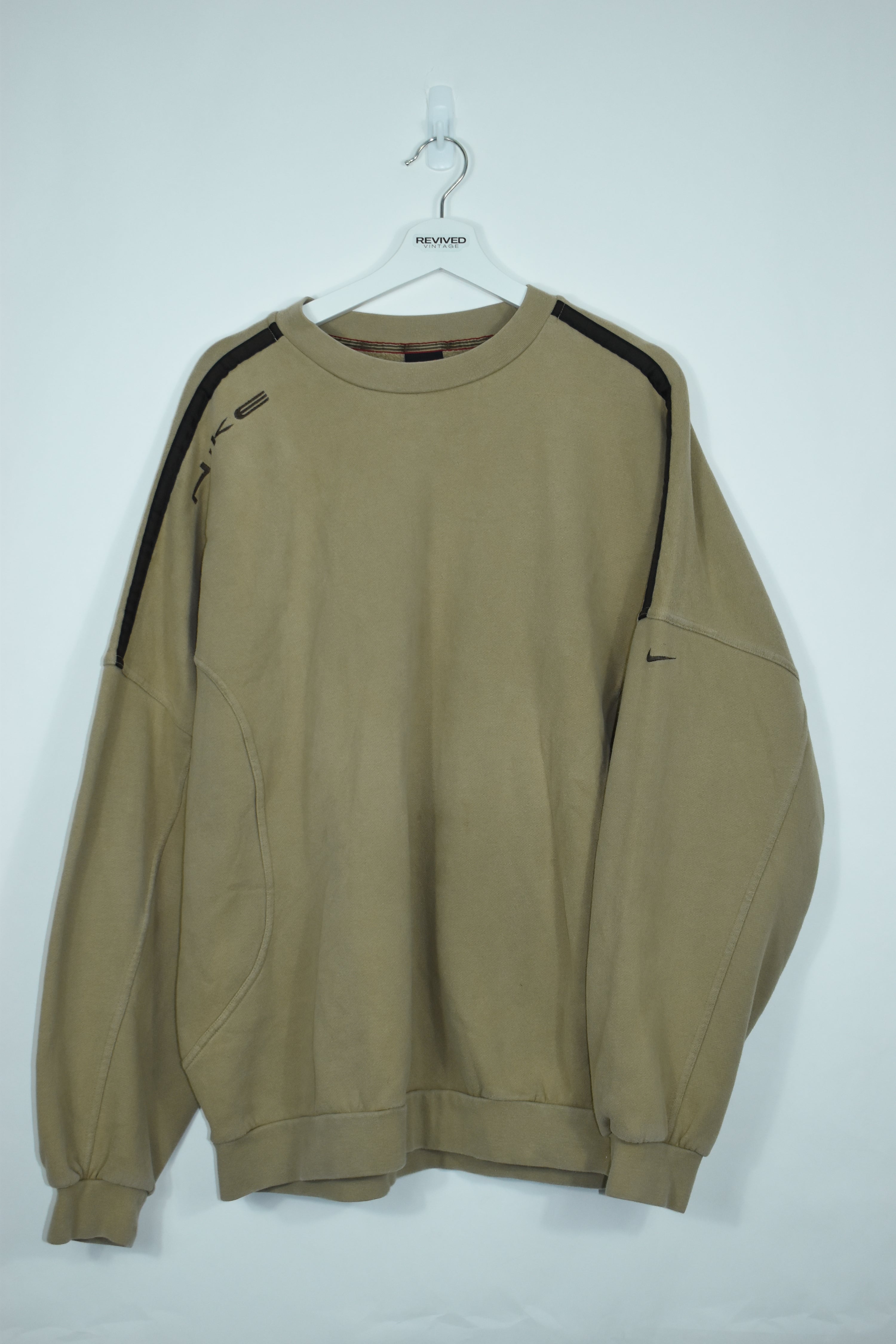 Vintage Nike Embroidery Brown Sweatshirt  Xlarge