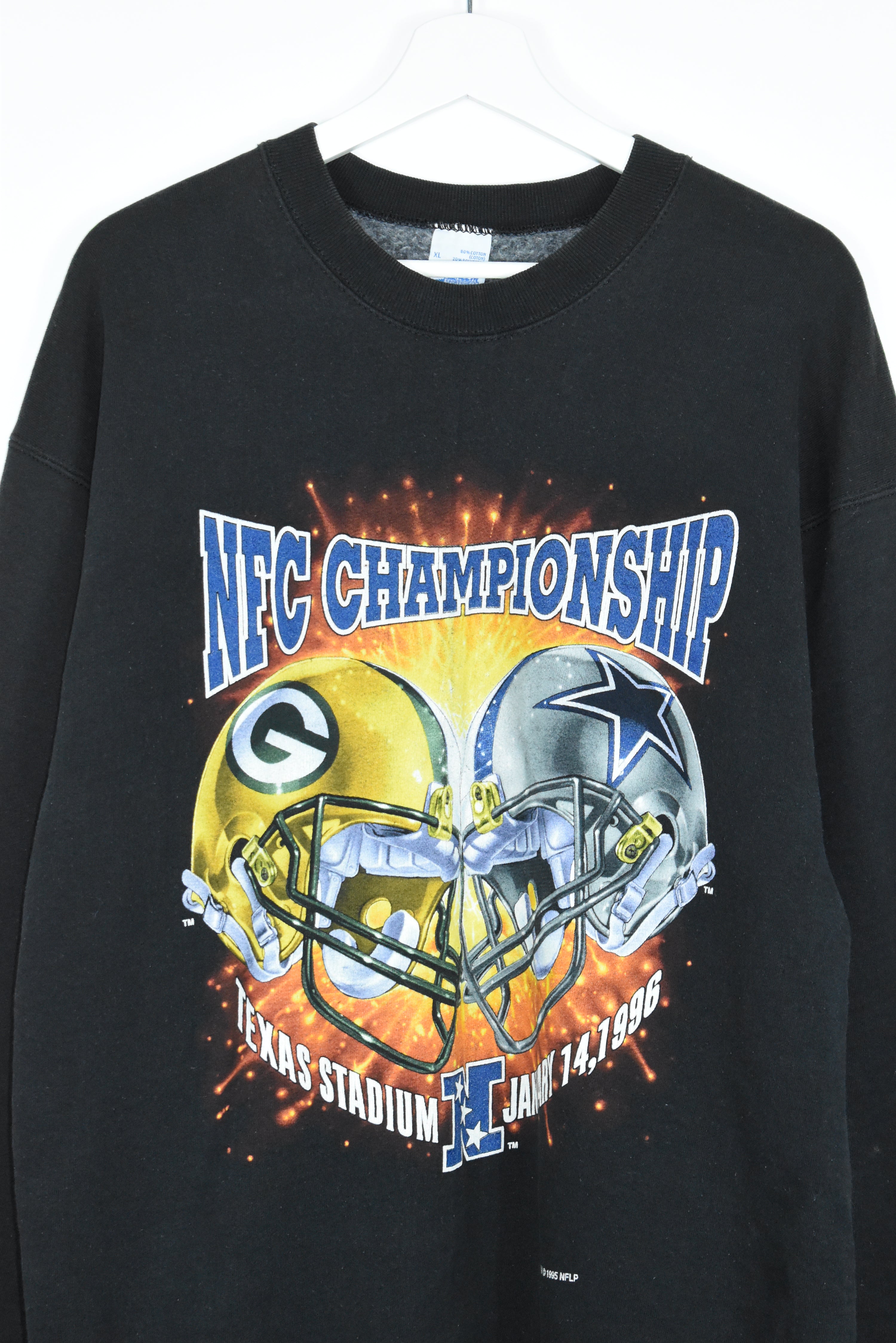 Vintage Salem Packers V Cowboys 1996 Sweatshirt XLARGE