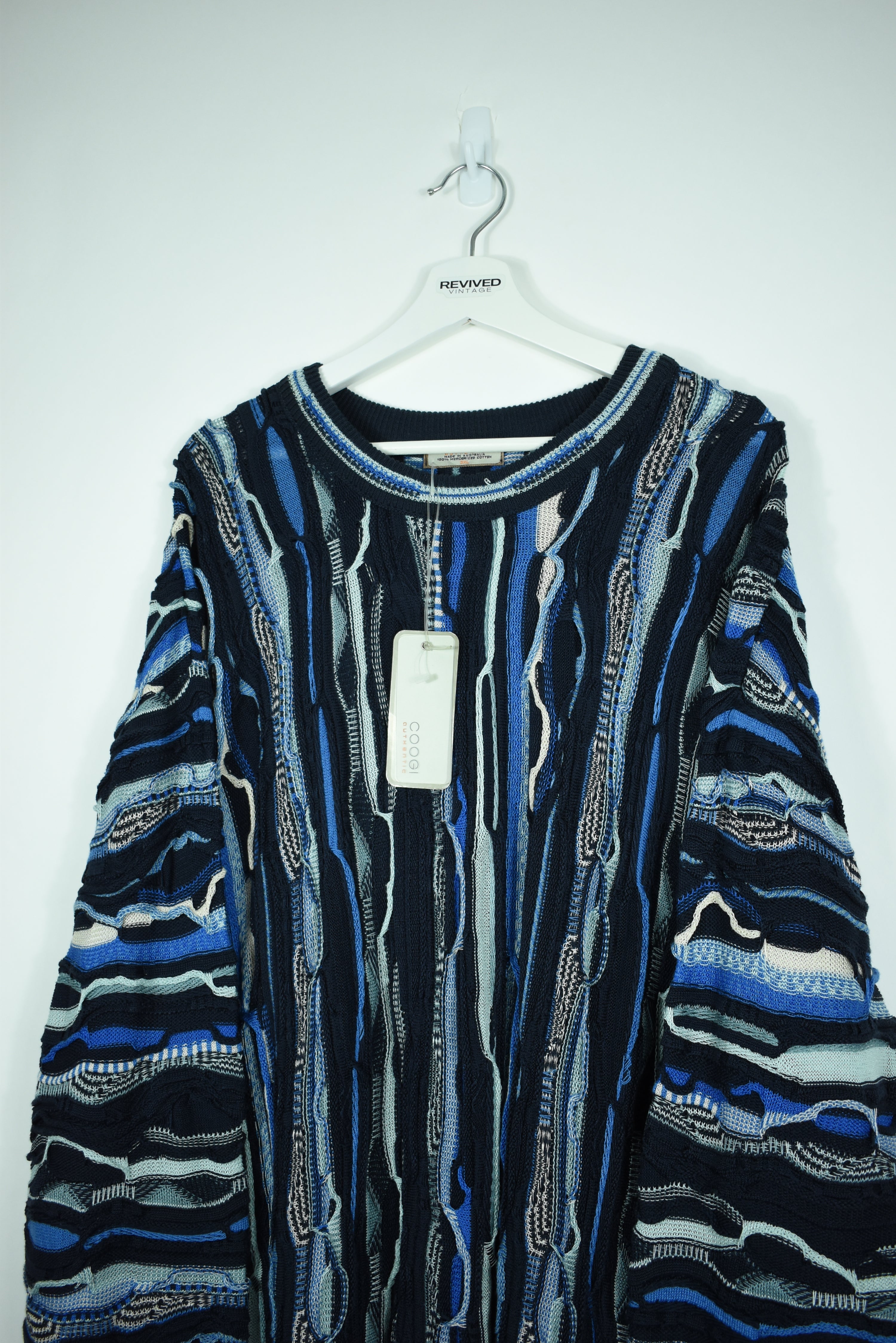 New Rare Coogi Navy Sweater XXL