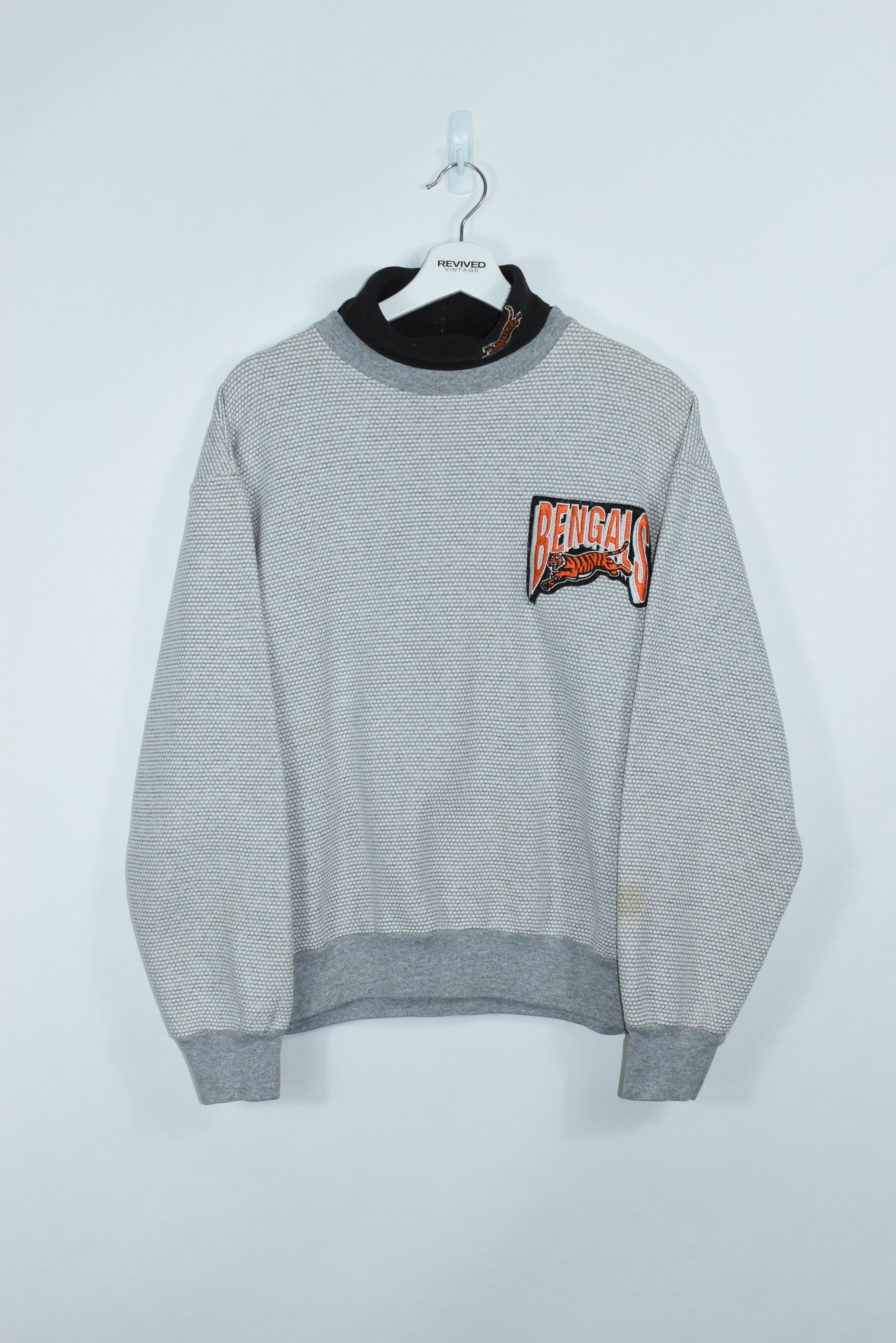 Vintage Cinninati Bengals Embroidery Turtleneck Large