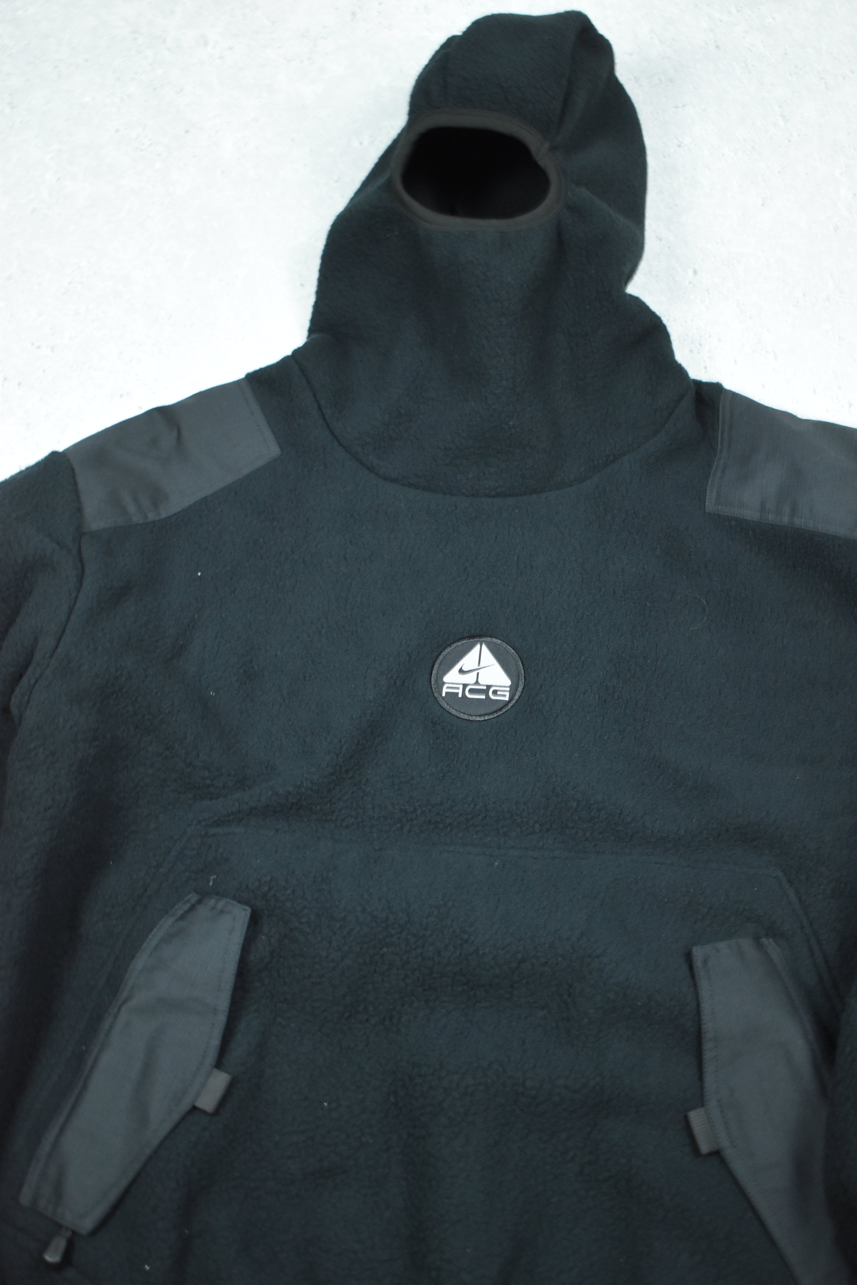 Vintage Rare Nike ACG Ninja Fleece Black