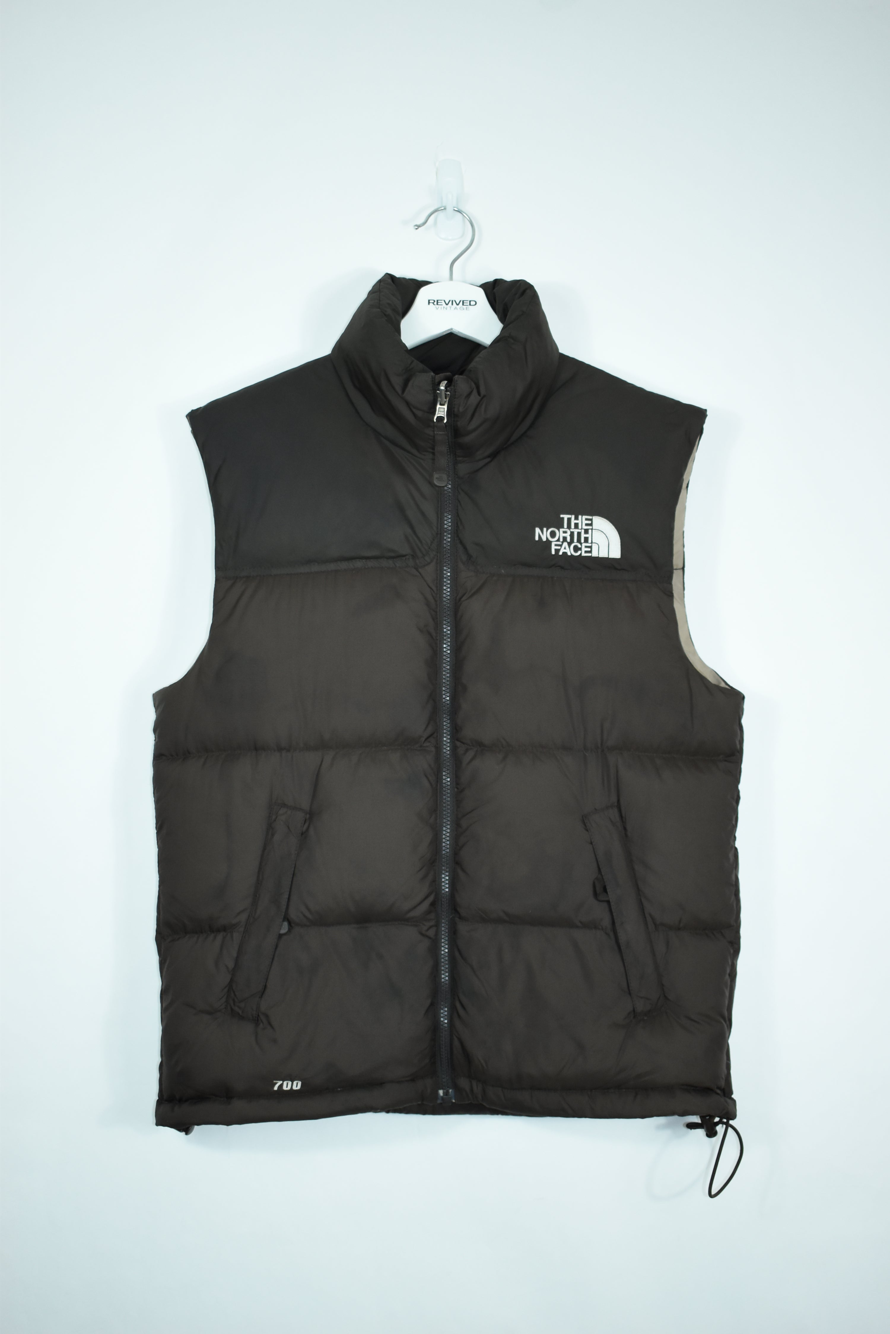 VINTAGE NORTH FACE RARE BROWN NUPTSE 700 VEST MEDIUM (MENS)