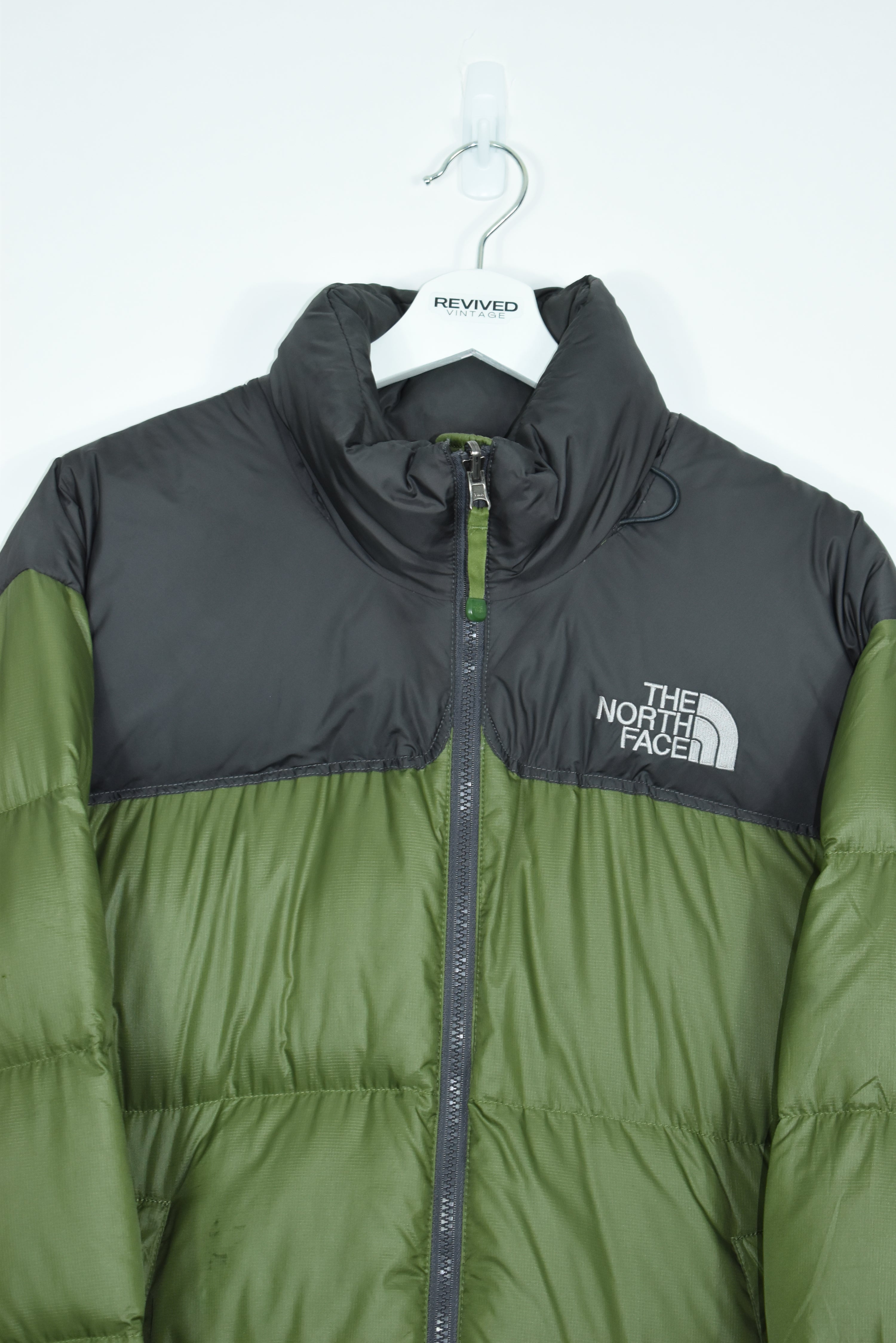 VINTAGE NORTH FACE NUPTSE 700 PUFFER GREEN LARGE