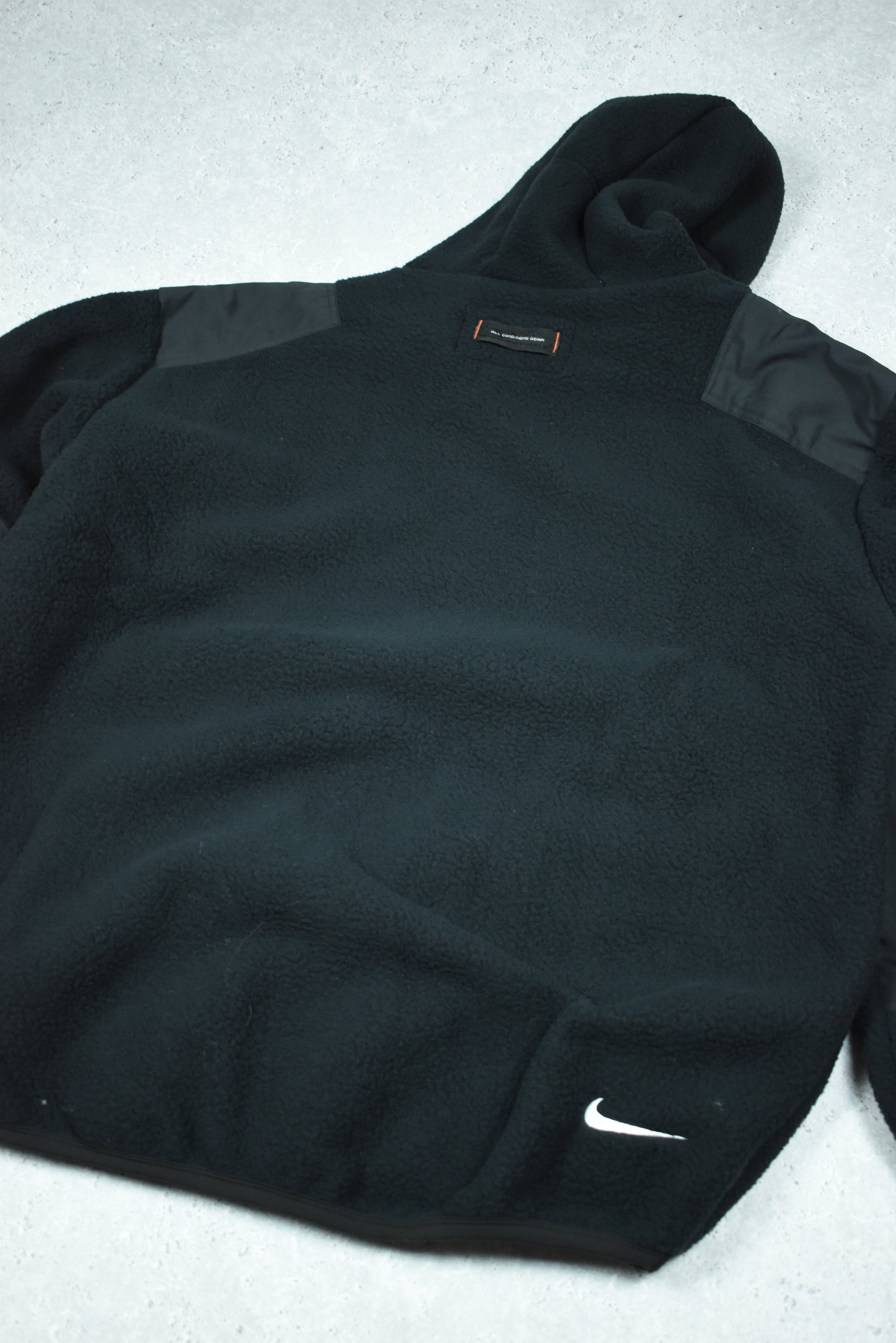 Vintage Rare Nike ACG Ninja Fleece Black