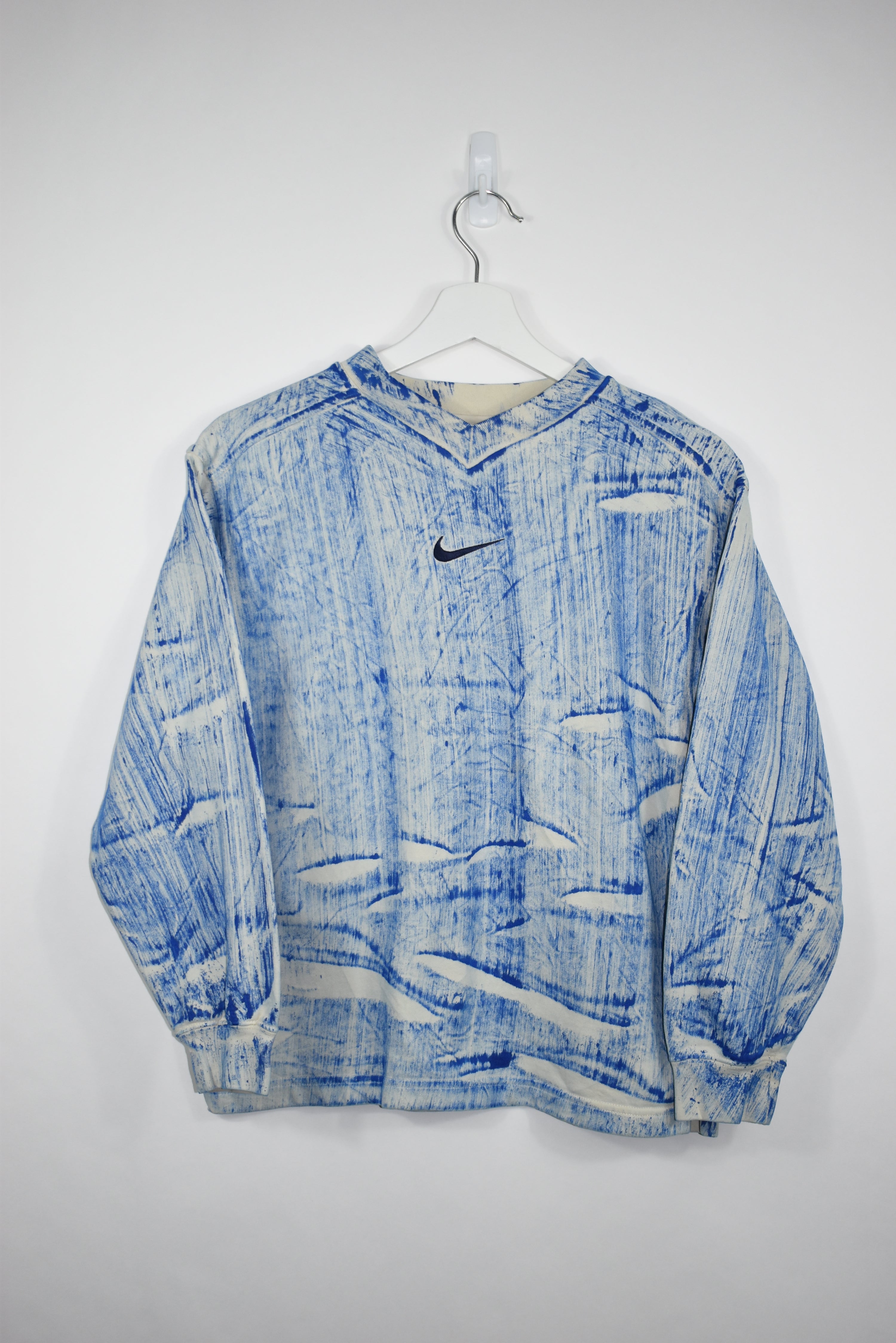 Vintage Nike Embroidery Patterned Sweatshirt S - REVIVED Vintage est. 2020