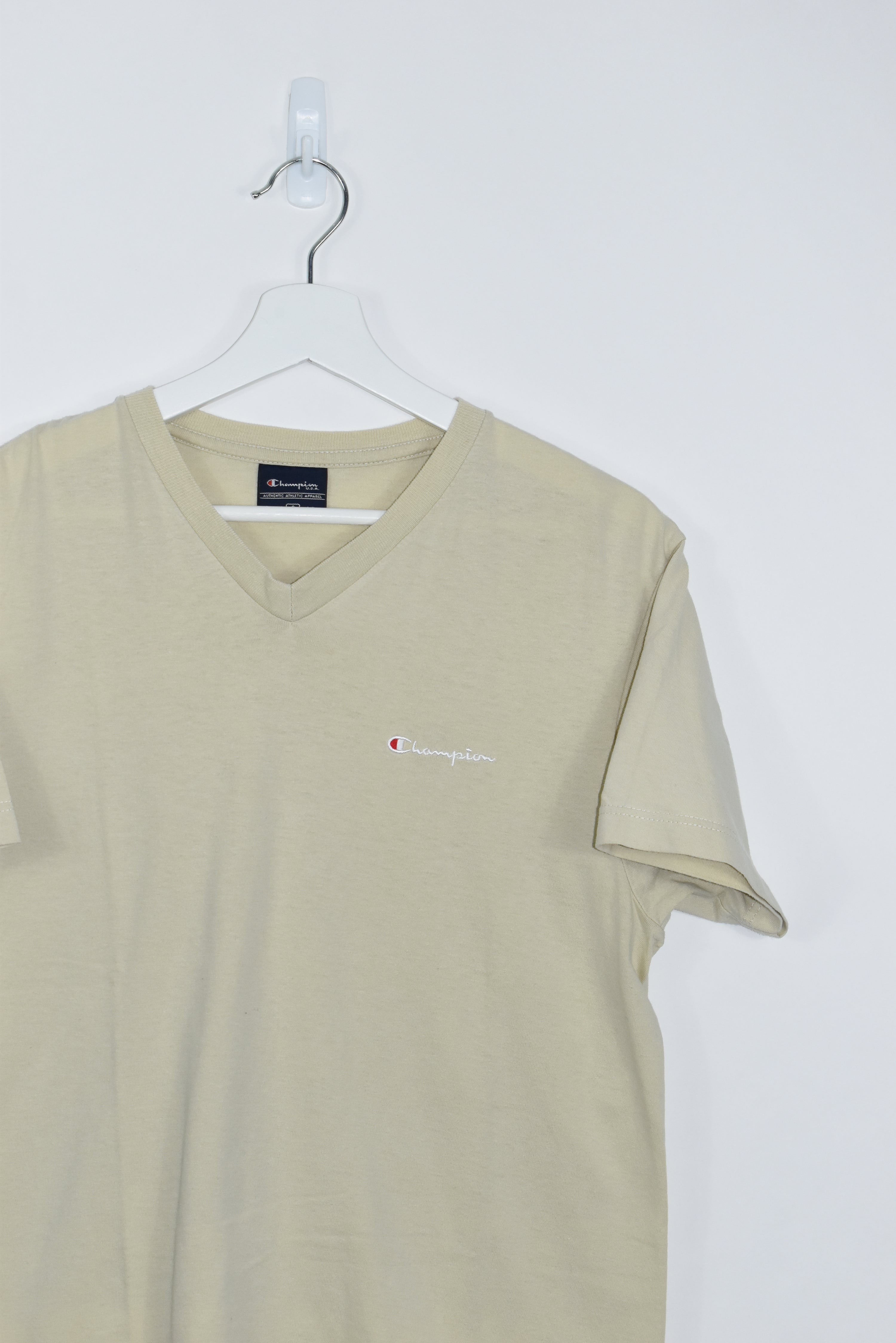 Vintage Champion Embroidery Small Spellout Tee M - REVIVED Vintage est. 2020