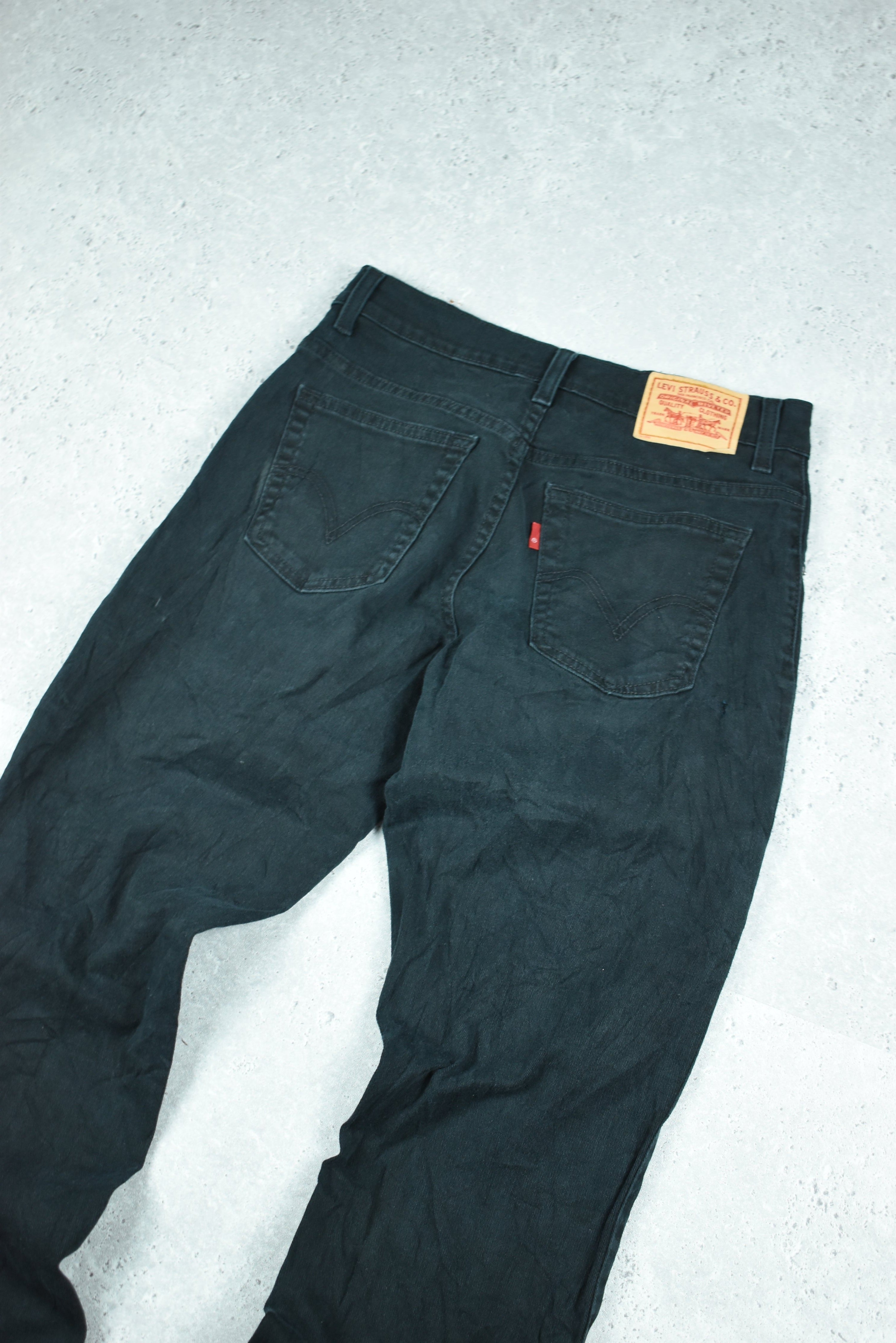 Vintage Levis Womens 550 Black Jeans Relaxed Boot Cut Size 6