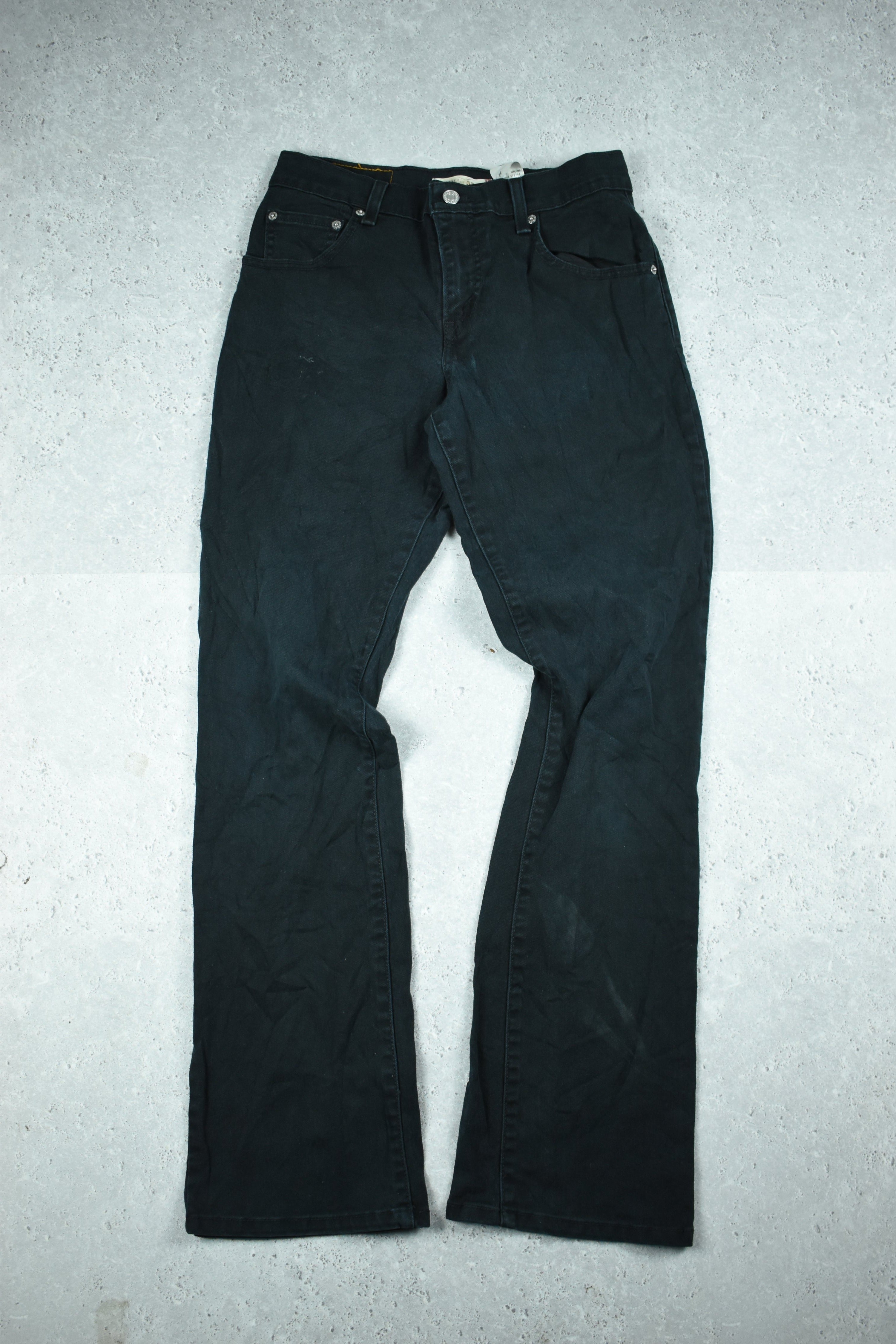 Vintage Levis Womens 550 Black Jeans Relaxed Boot Cut Size 6