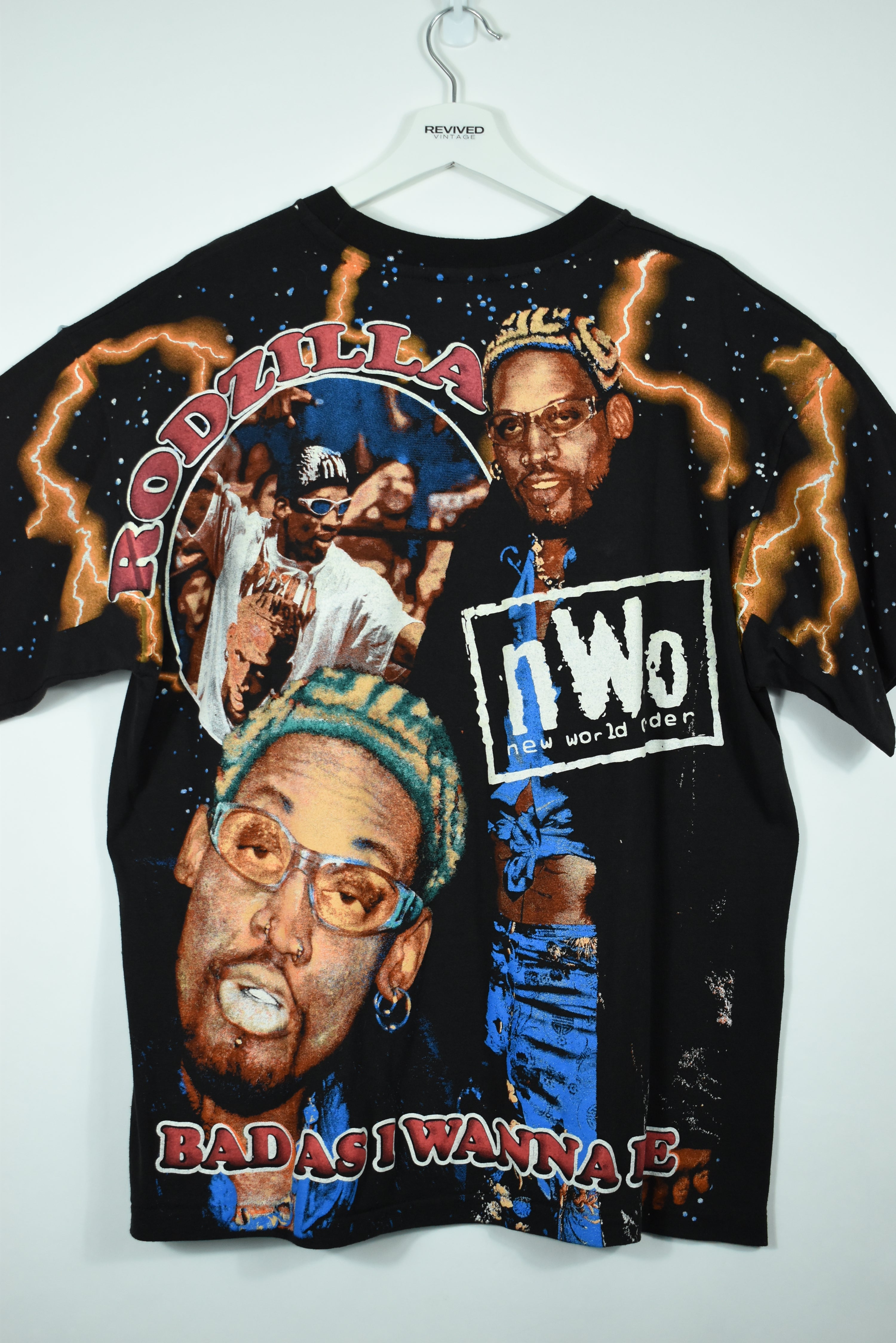 Vintage Dennis Rodman Double Sided Print T Shirt Xlarge