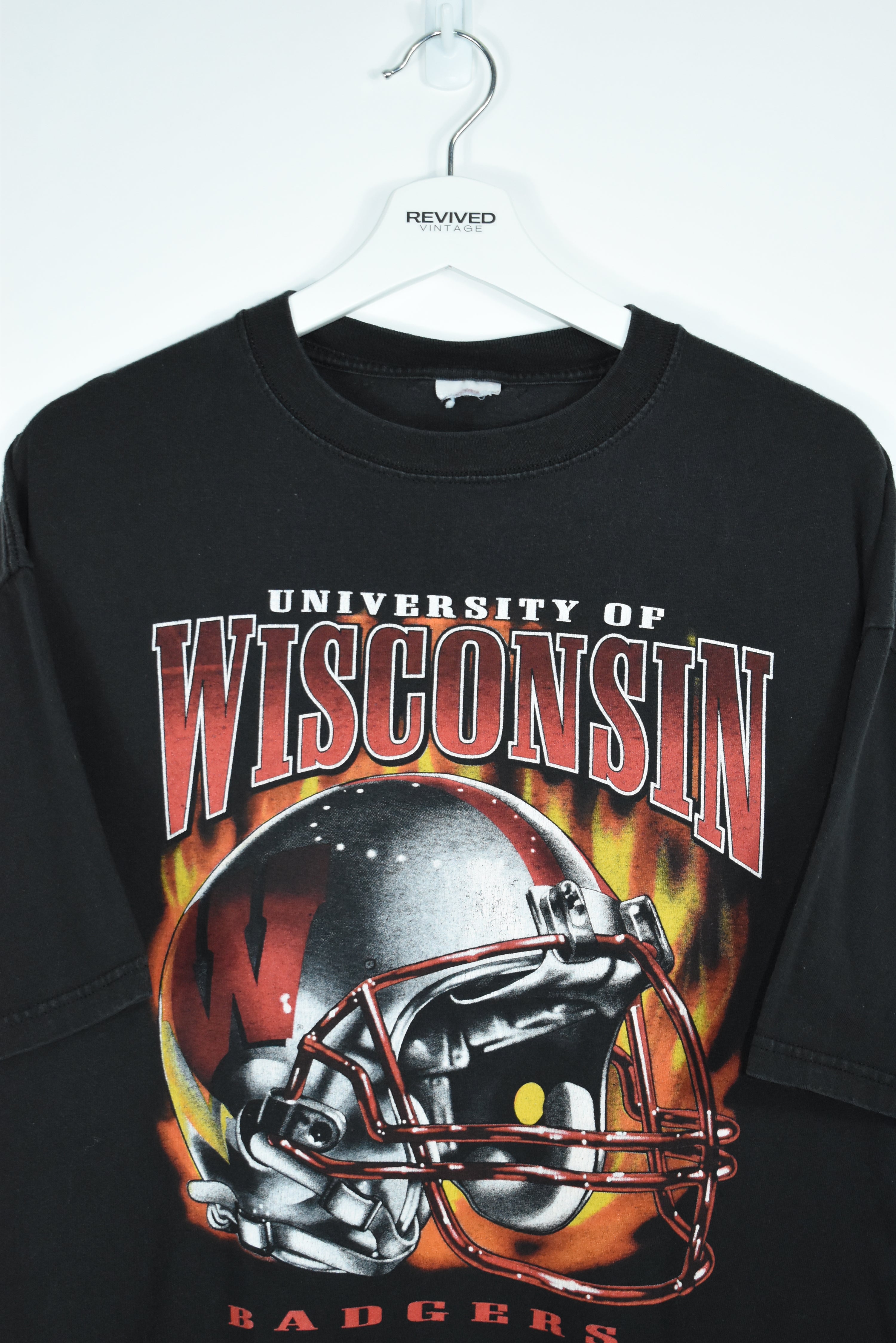 Vintage Wisconsin Badgers T Shirt XLARGE