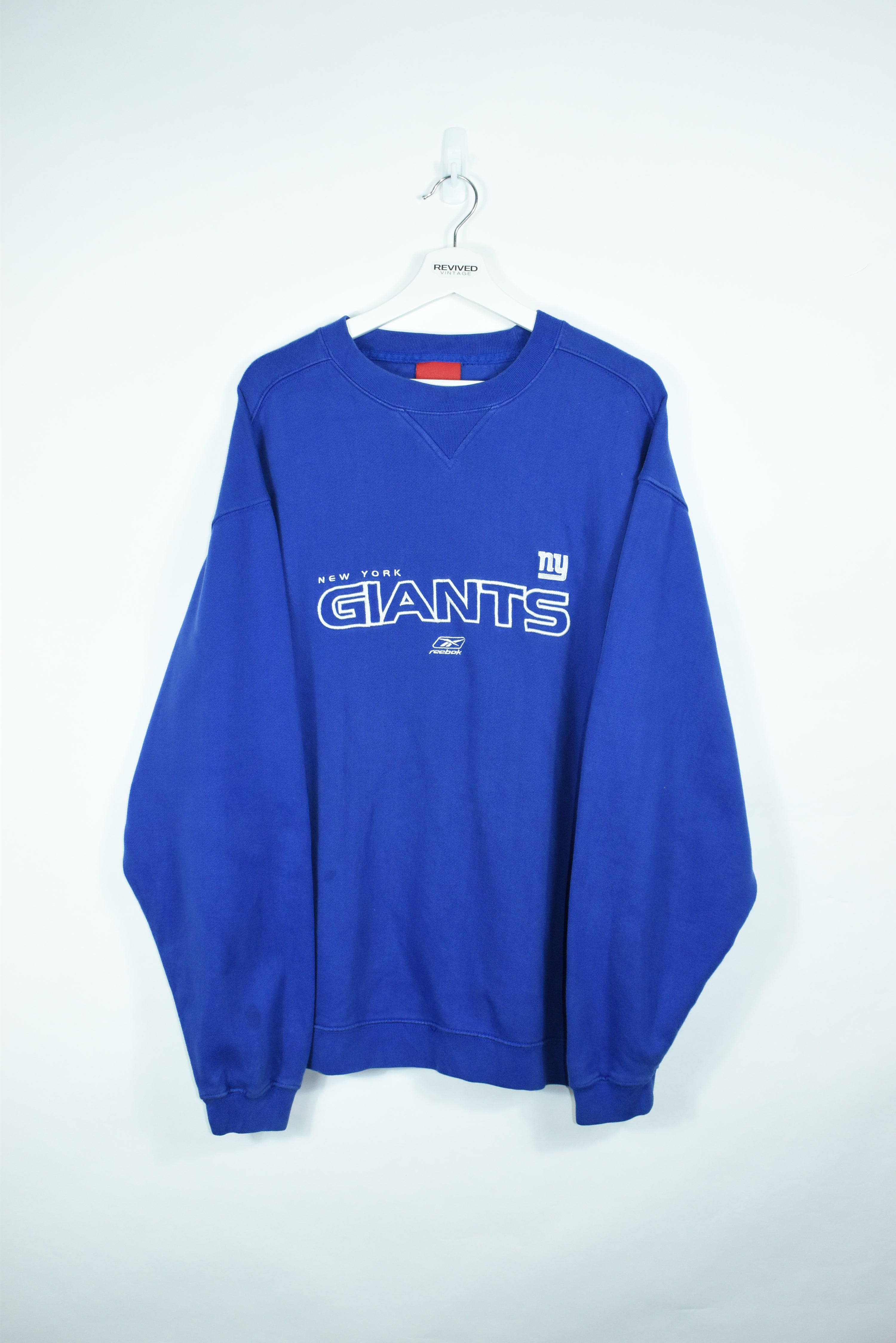 Vintage New York Giants Embroidery Sweatshirt Xlarge