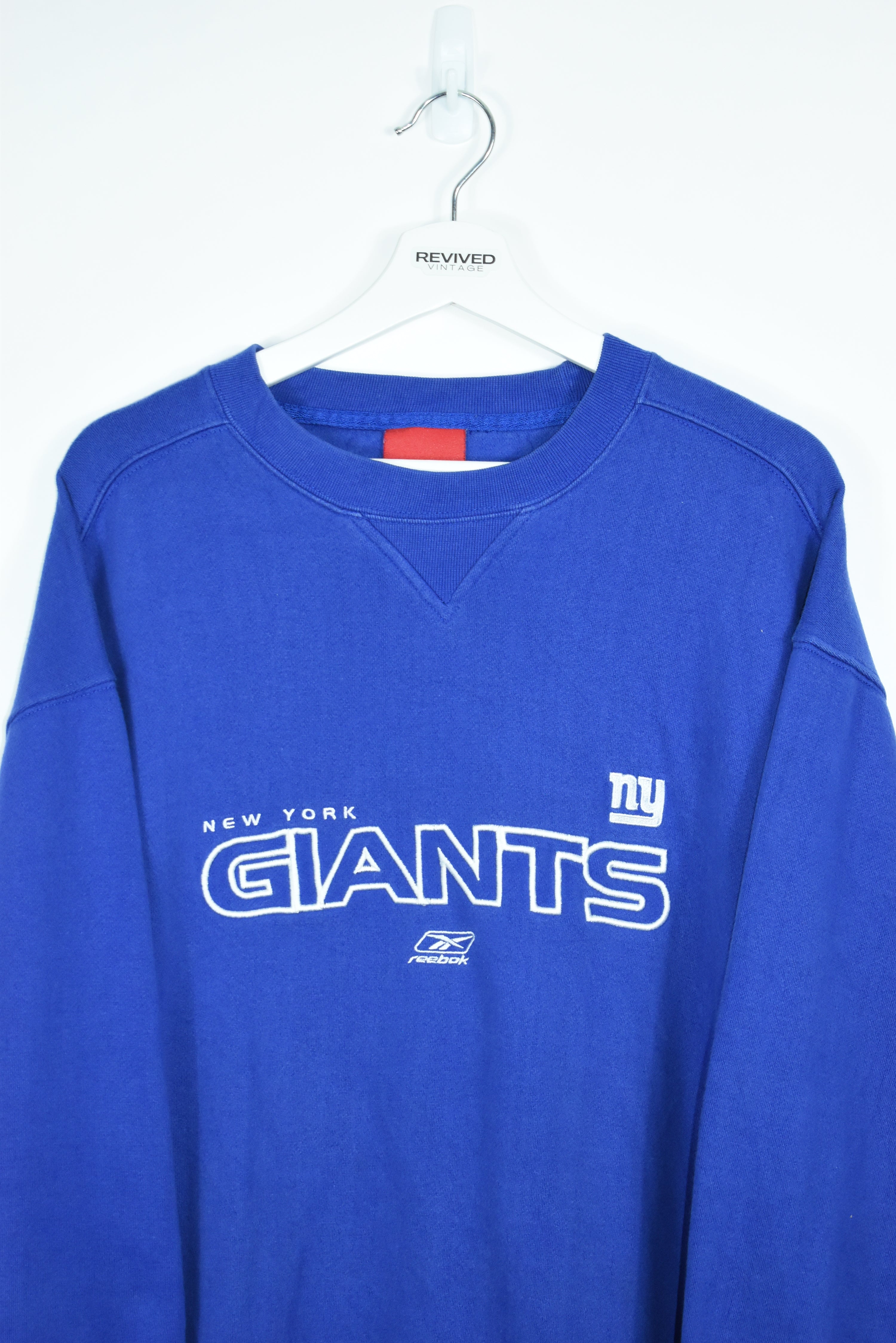 Vintage New York Giants Embroidery Sweatshirt Xlarge