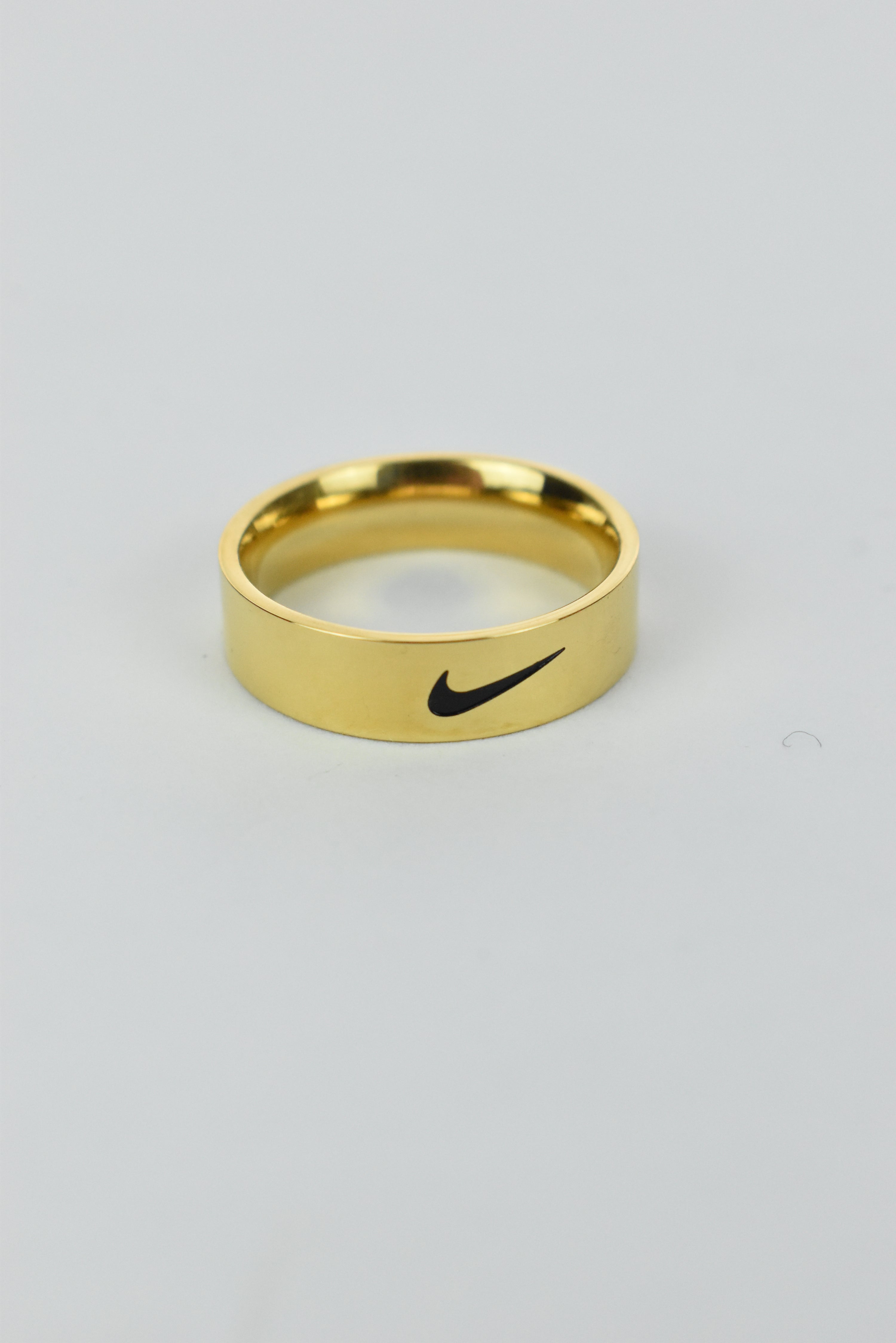 New Nike Swoosh Ring Bootleg Silver/Gold