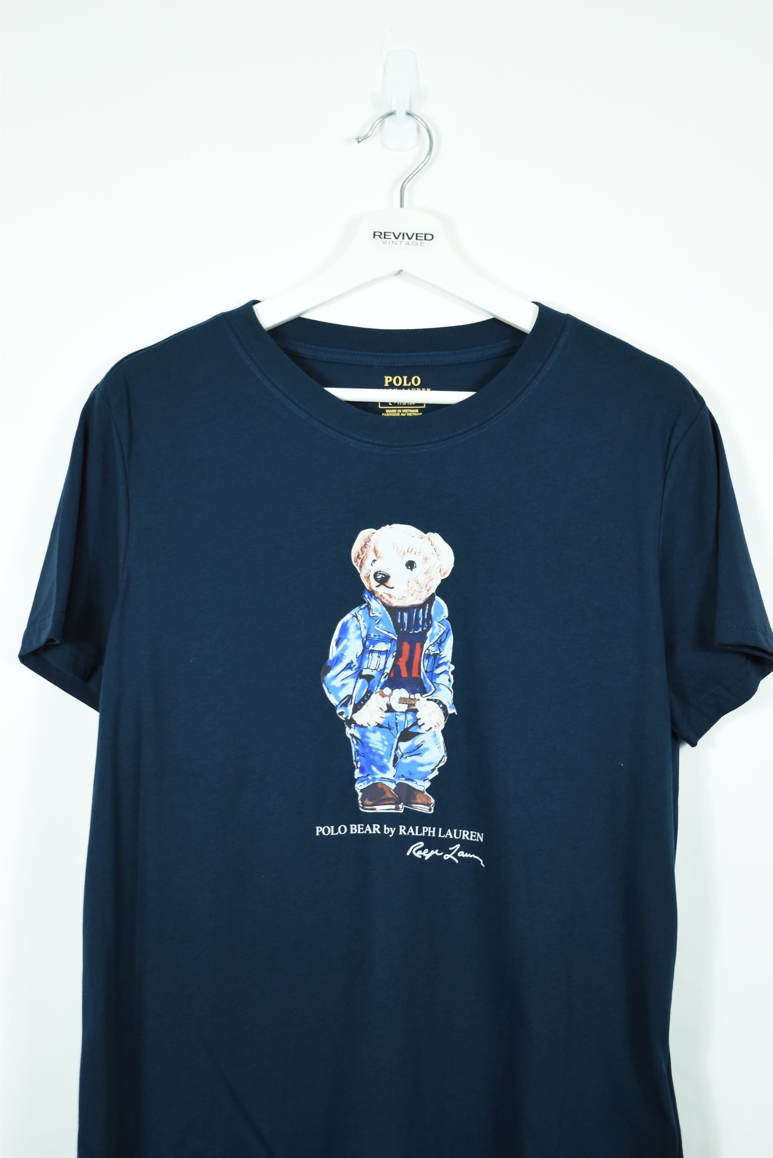 New Ralph Lauren Polo Bear T Shirt Navy Medium