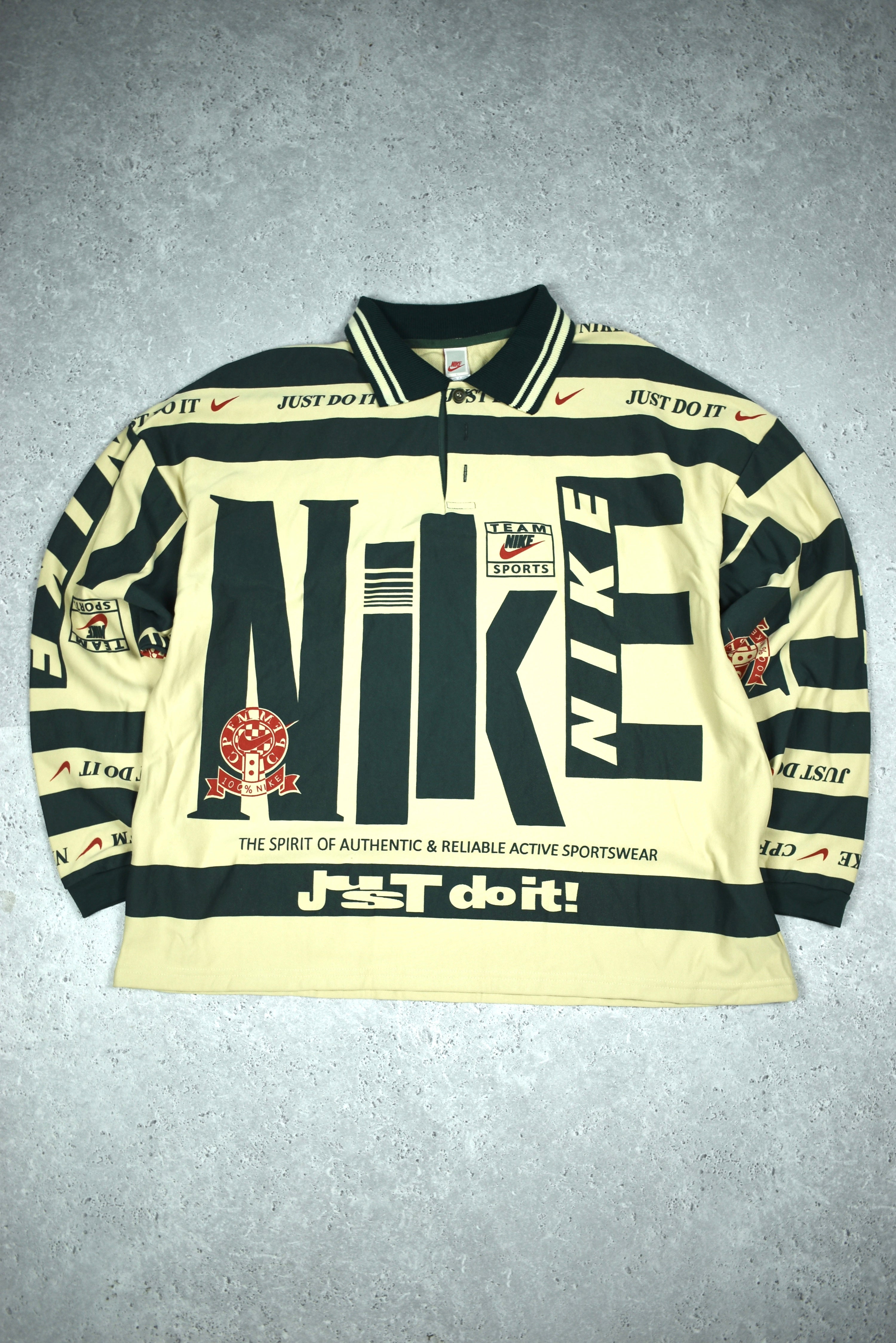 Vintage Rare Grail Nike x CPFM Rugby Shirt Large