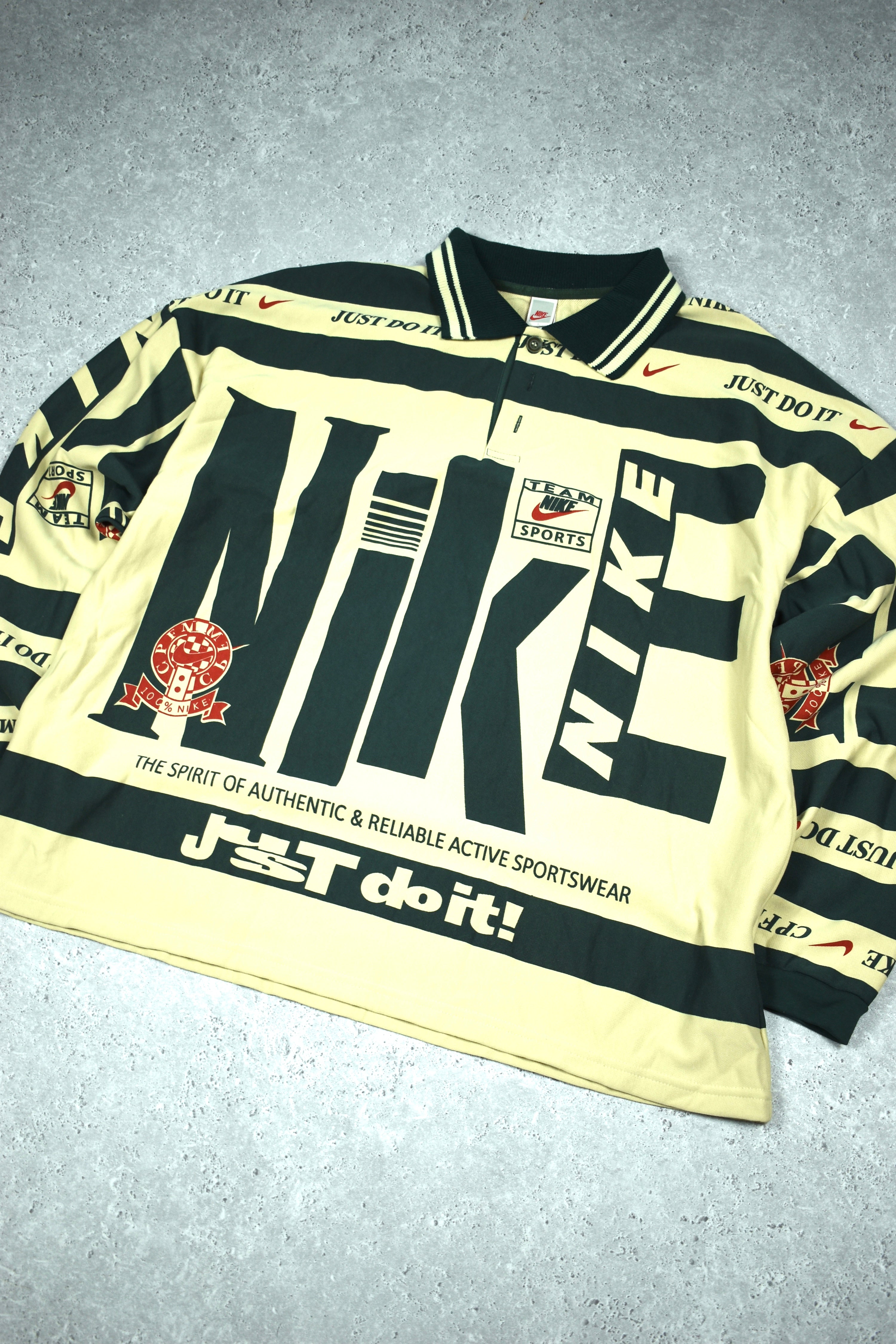 Vintage Rare Grail Nike x CPFM Rugby Shirt Large