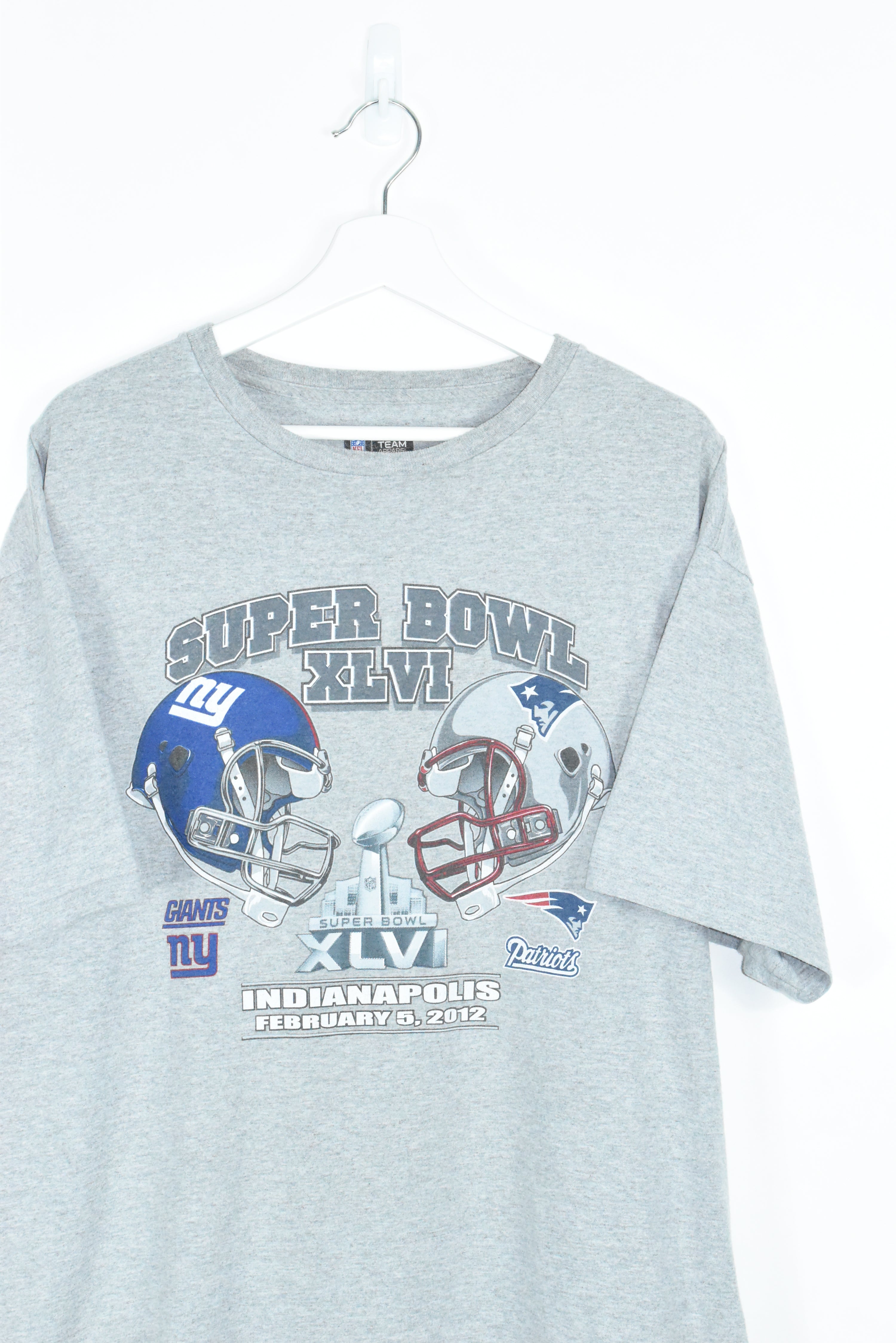 Vintage Super Bowl XLVI T Shirt XLARGE