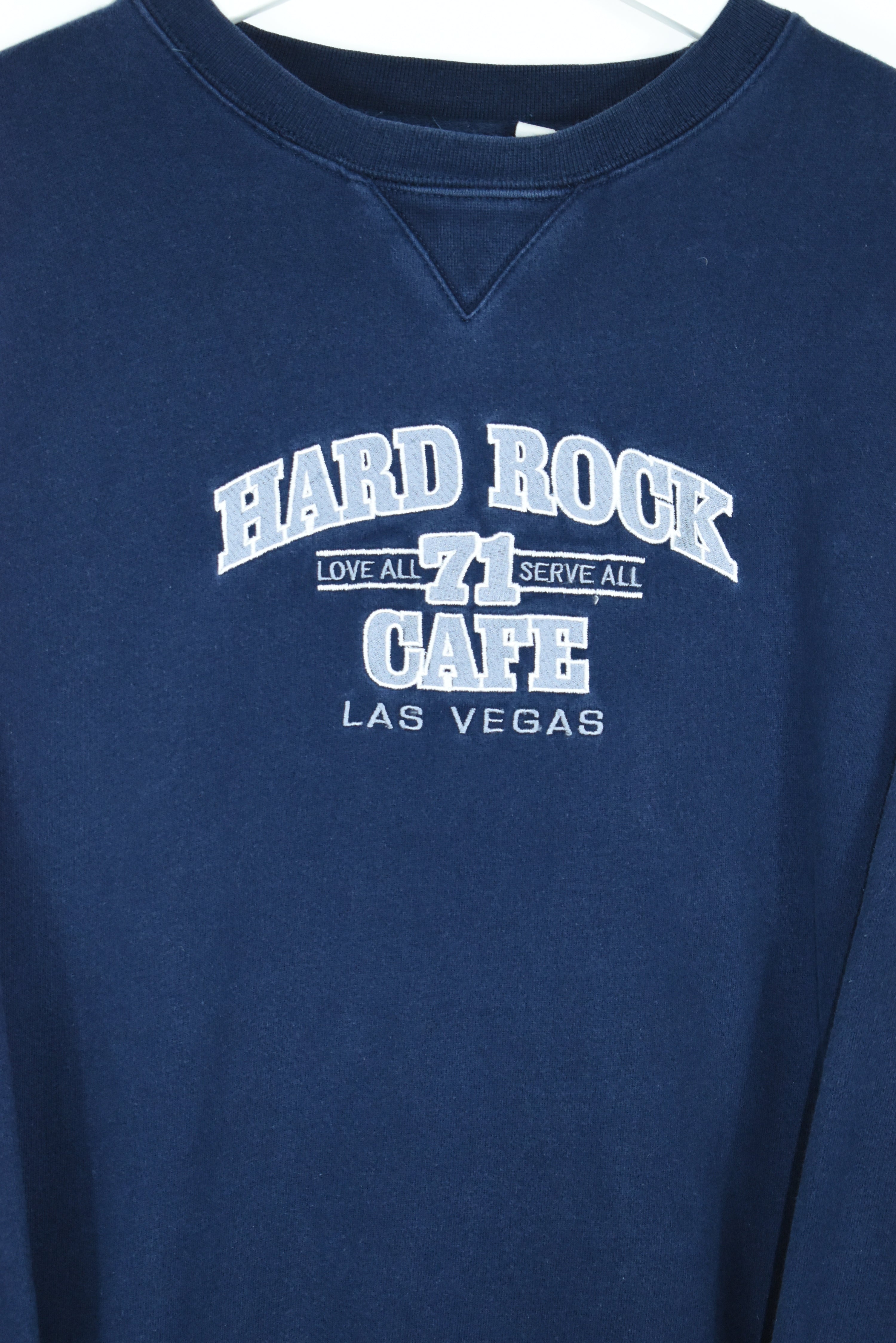 Vintage Hard Rock Café Embroidery Sweatshirt Large (Baggy)