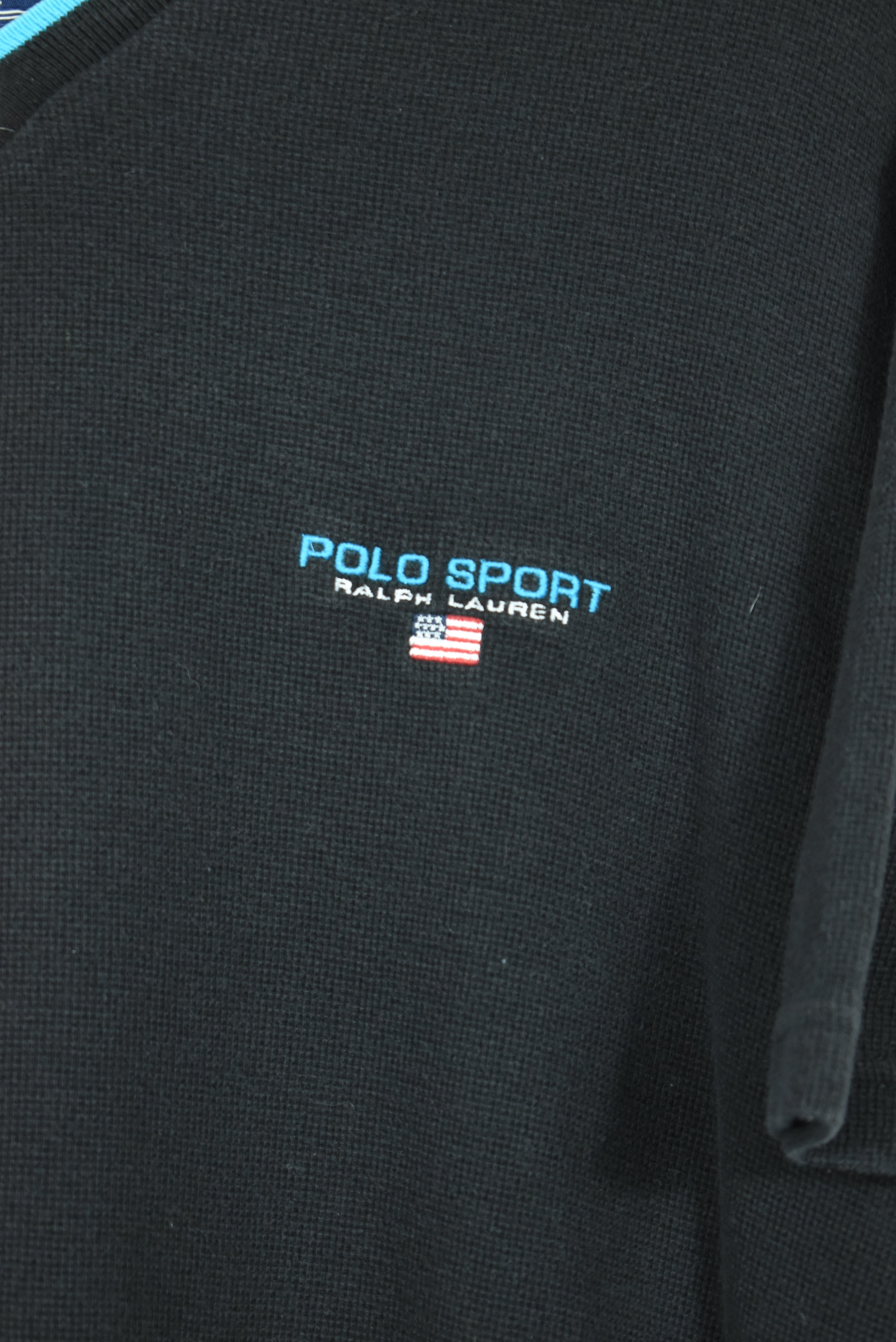 VINTAGE POLO SPORT EMBROIDERY T SHIRT LARGE