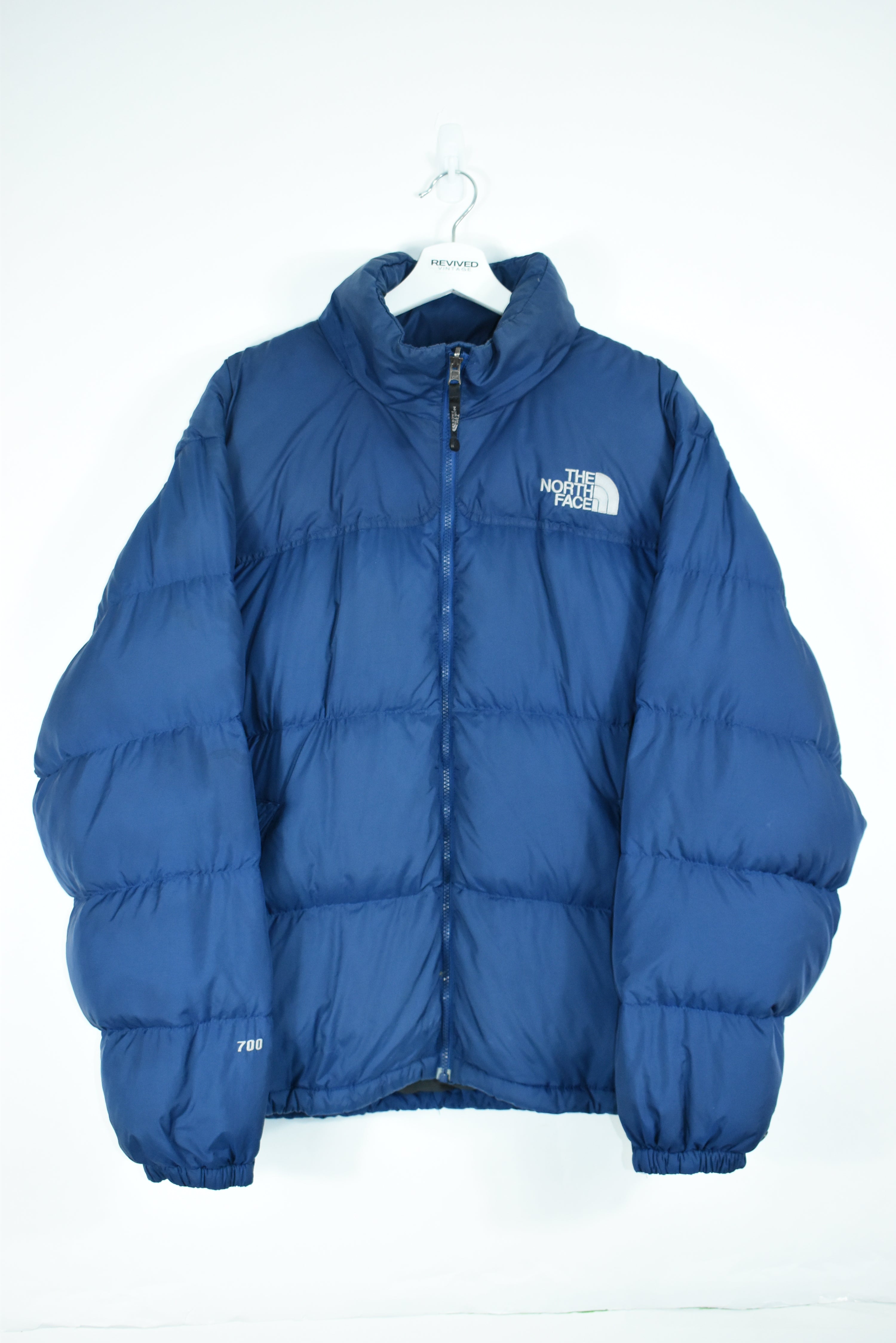Vintage North Face Navy Puffer 700 Mens L/ XLARGE