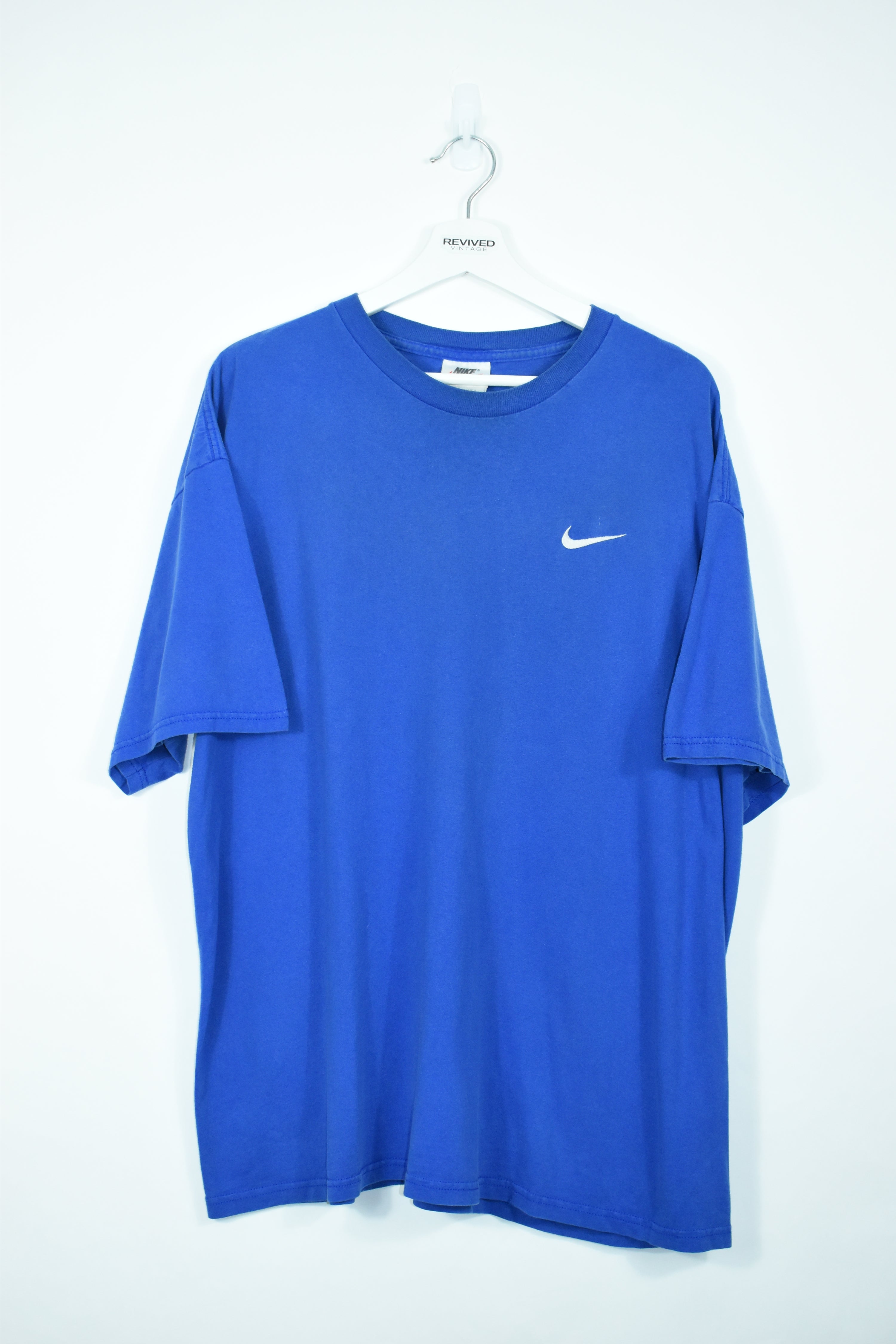 VINTAGE NIKE EMBROIDERY SMALL SWOOSH T SHIRT XLARGE
