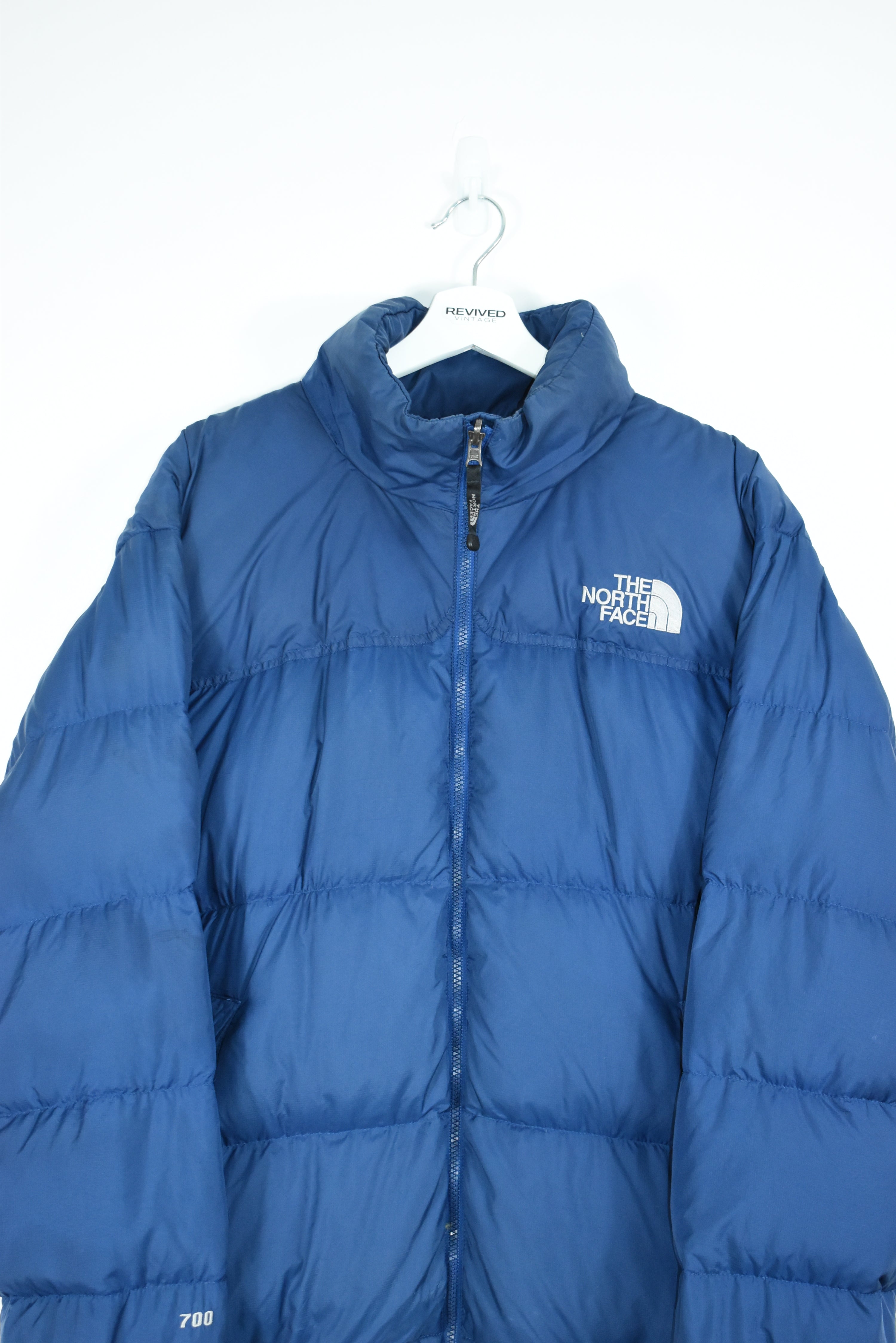 Vintage North Face Navy Puffer 700 Mens L/ XLARGE