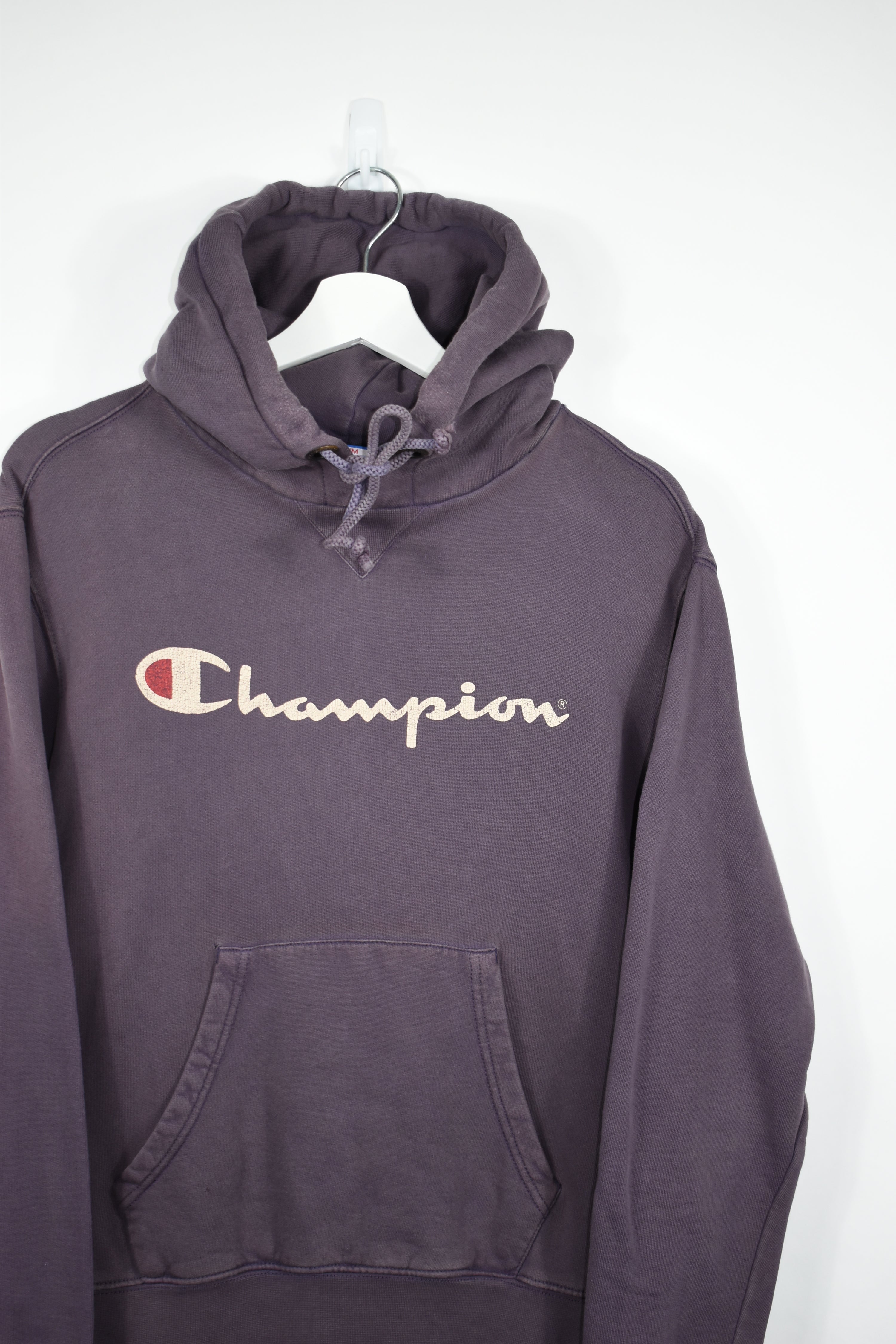 Vintage Champion Spellout Hoodie M - REVIVED Vintage est. 2020
