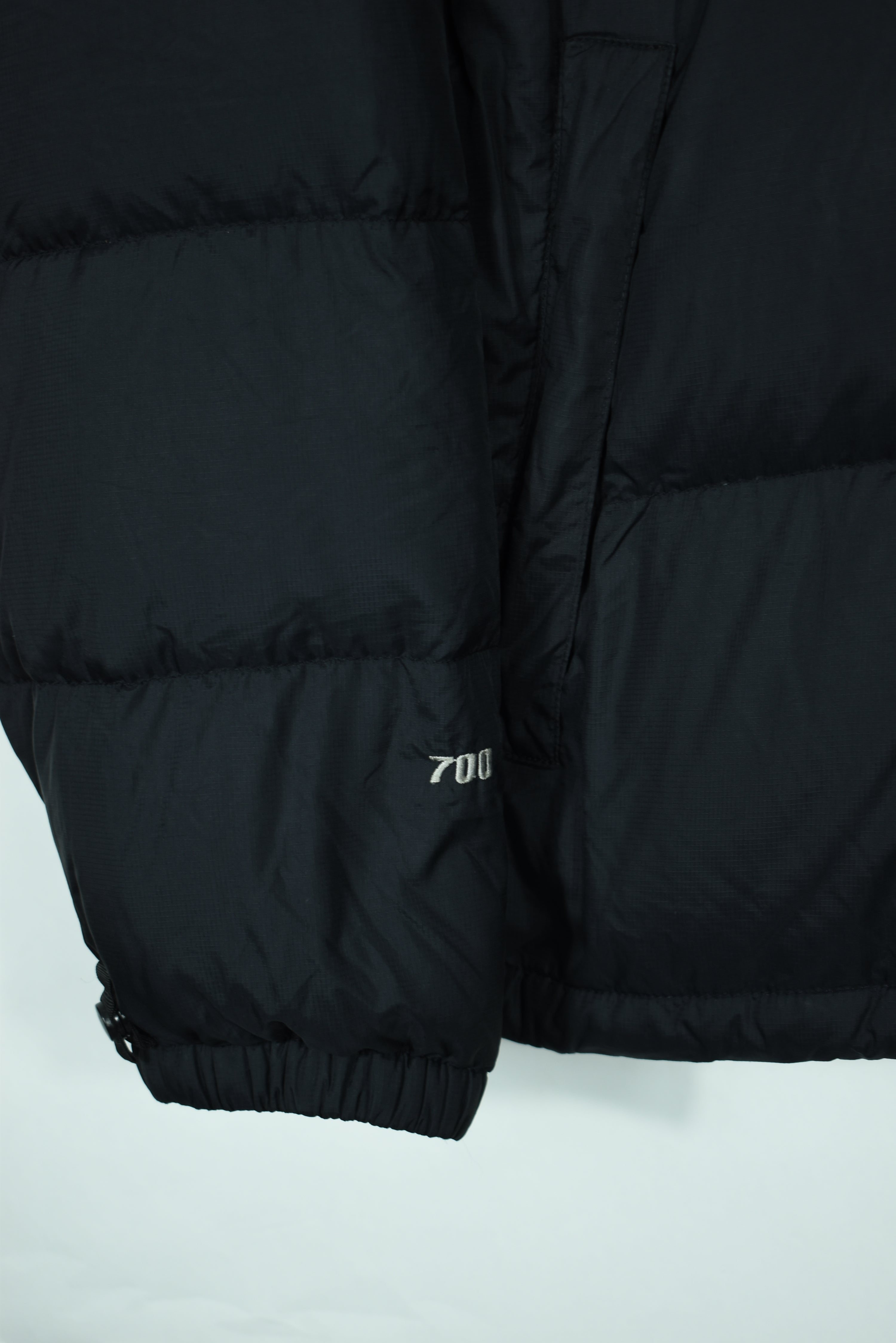 VINTAGE NORTH FACE NUPTSE 700 PUFFER BLACK XLARGE