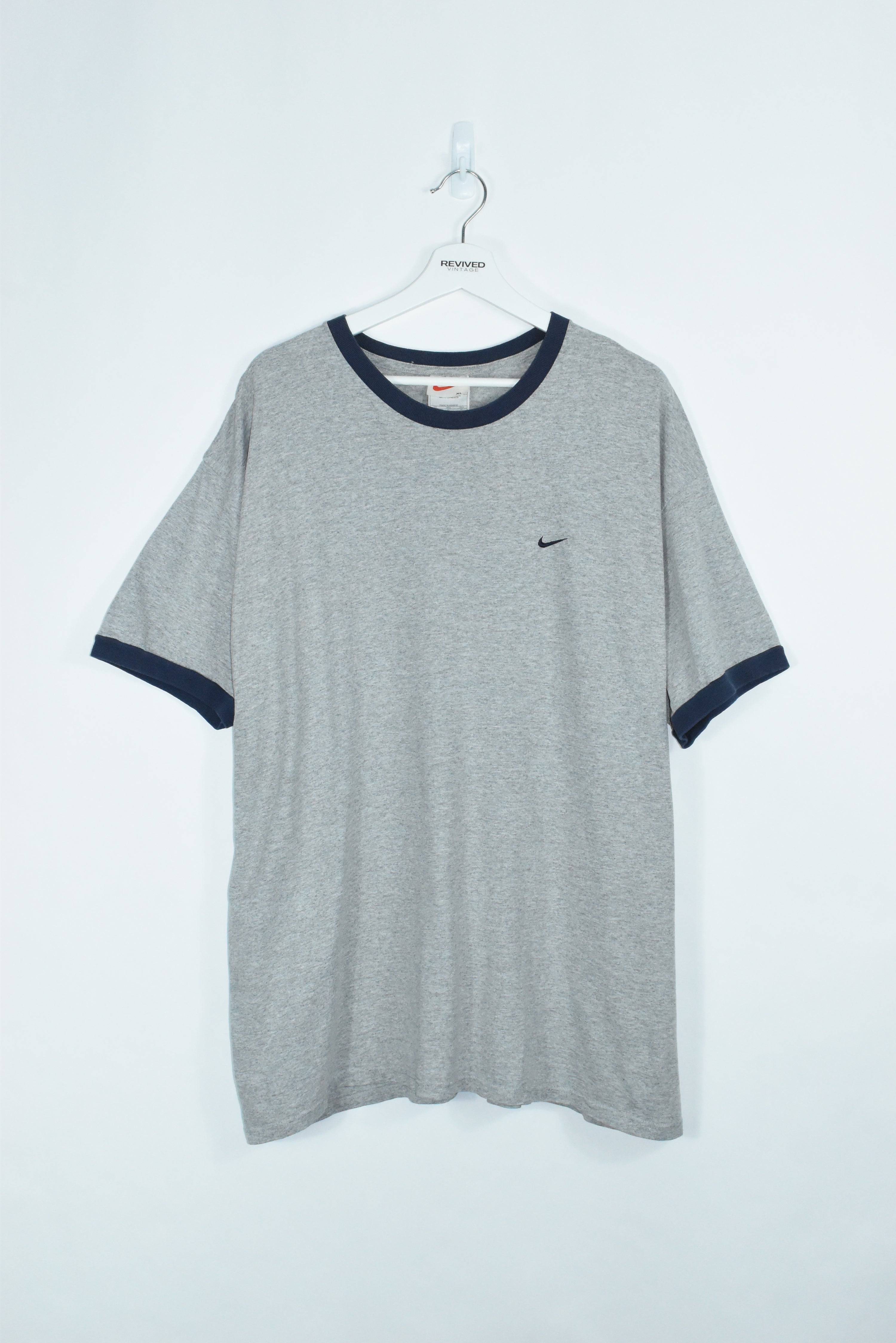 Vintage Nike Embroidery Small Swoosh T Shirt XLARGE
