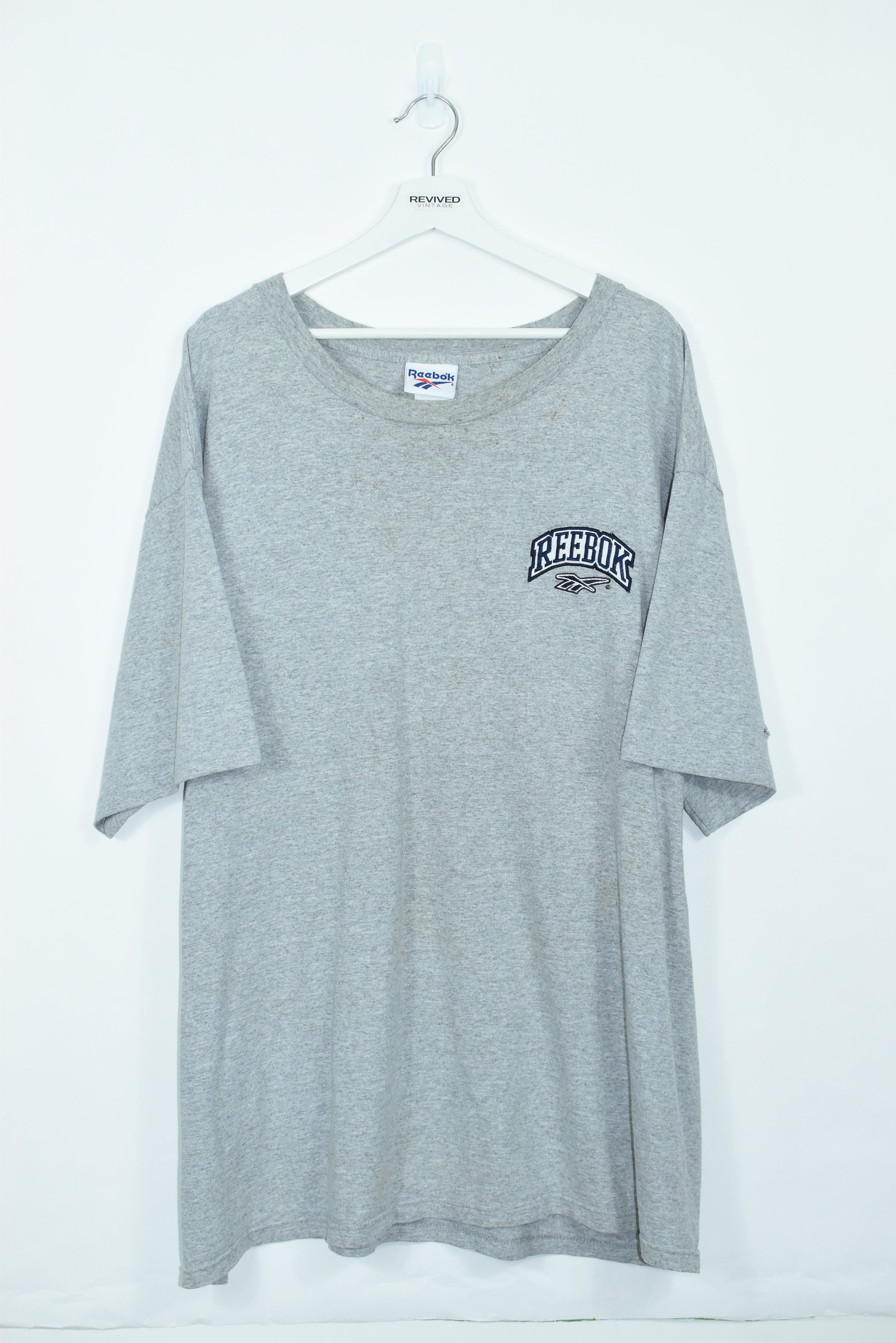VINTAGE REEBOK EMBROIDERY LOGO T SHIRT XXL