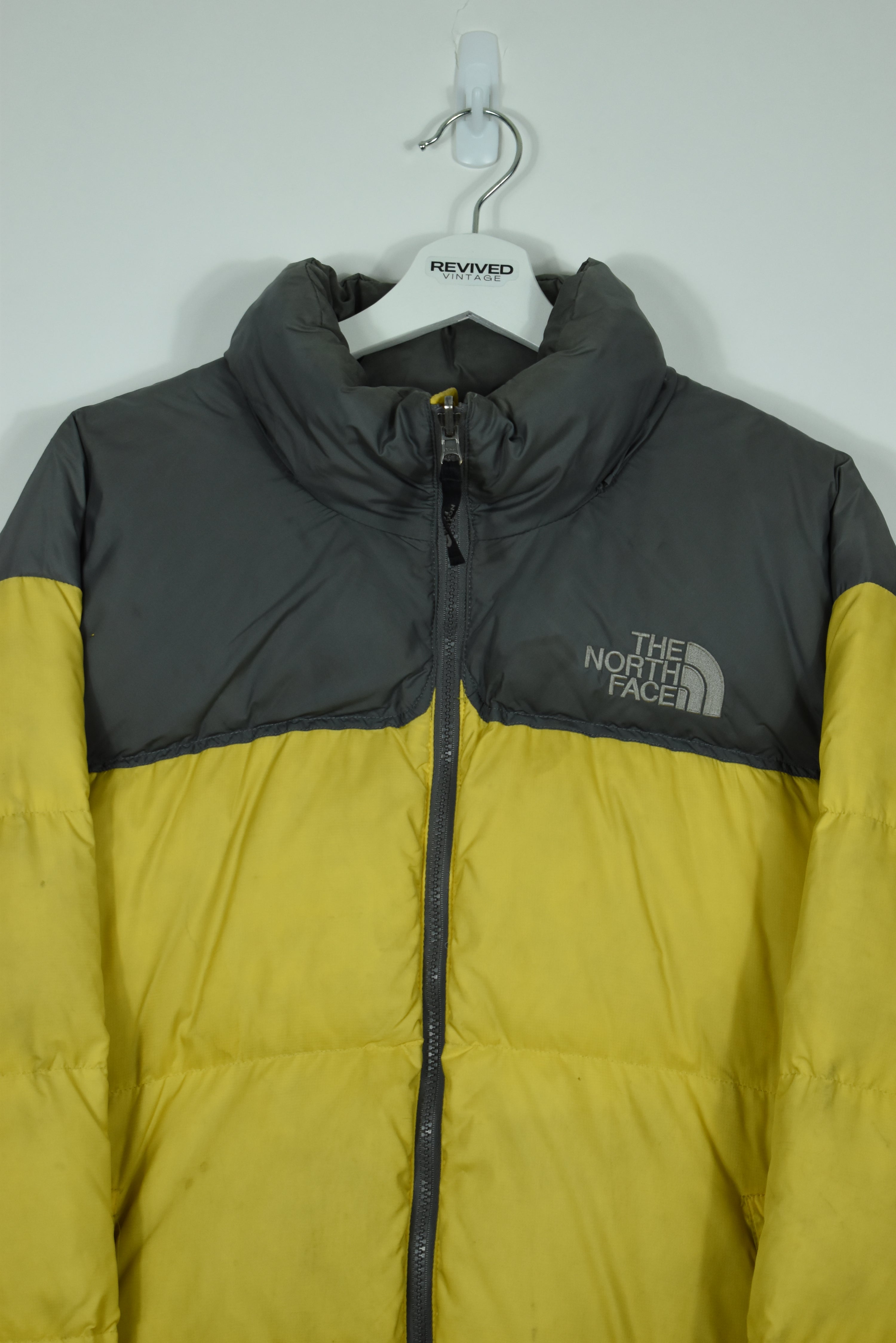 VINTAGE NORTH FACE NUPTSE 700 PUFFER YELLOW LARGE