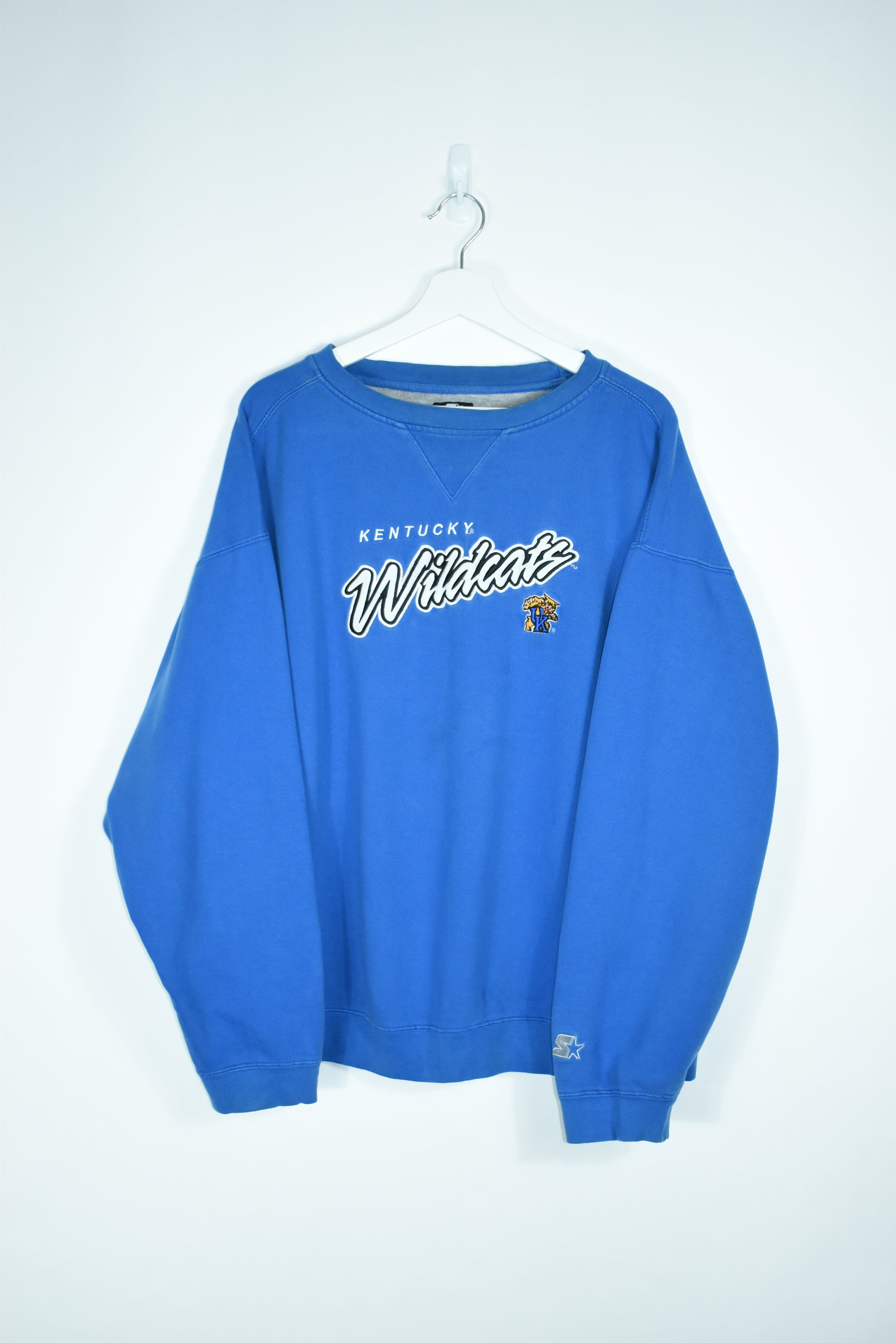 Vintage Starter Kentucky Wildcats Embroidery Sweatshirt XLARGE