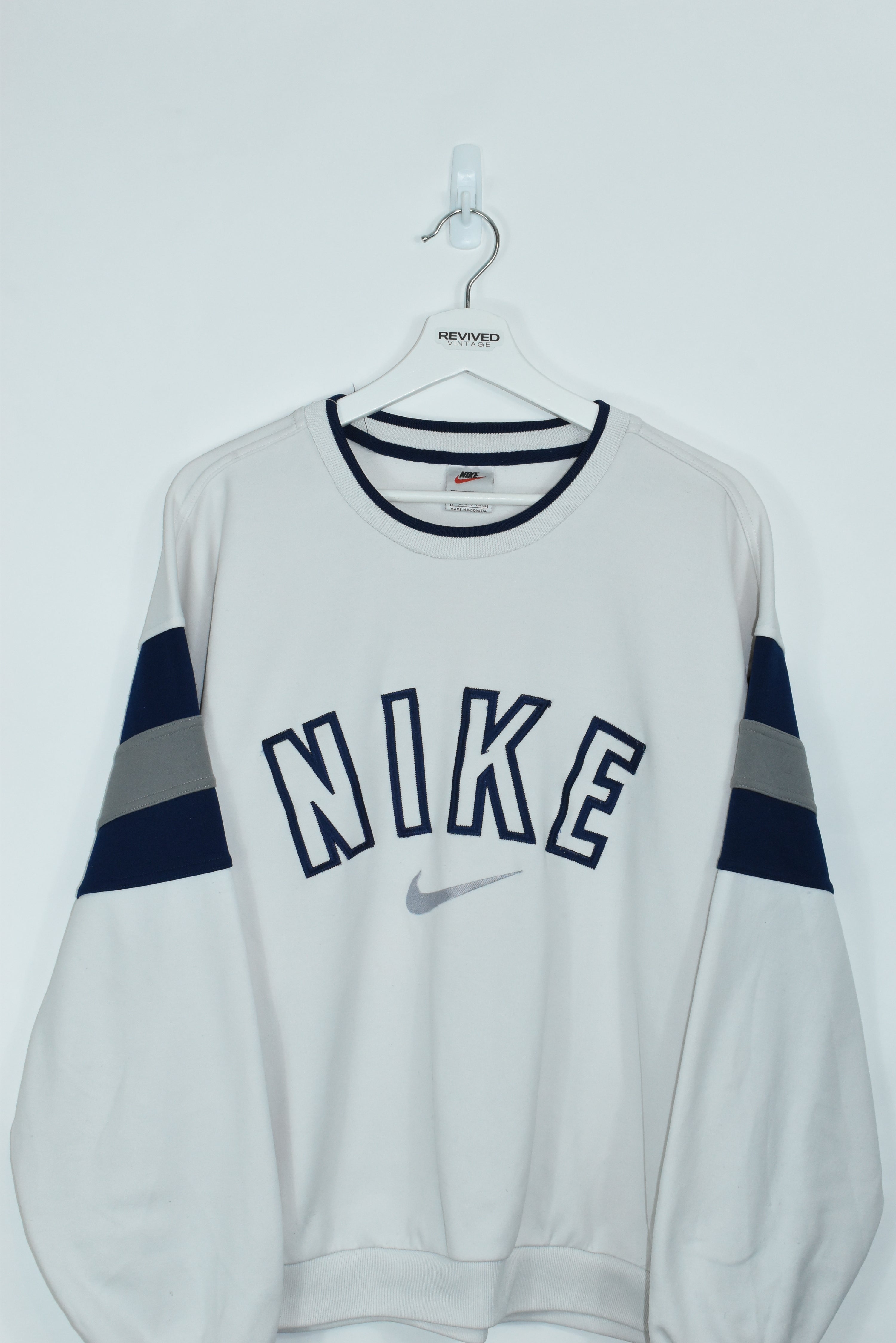 Vintage RARE Nike Spellout Sweatshirt LARGE