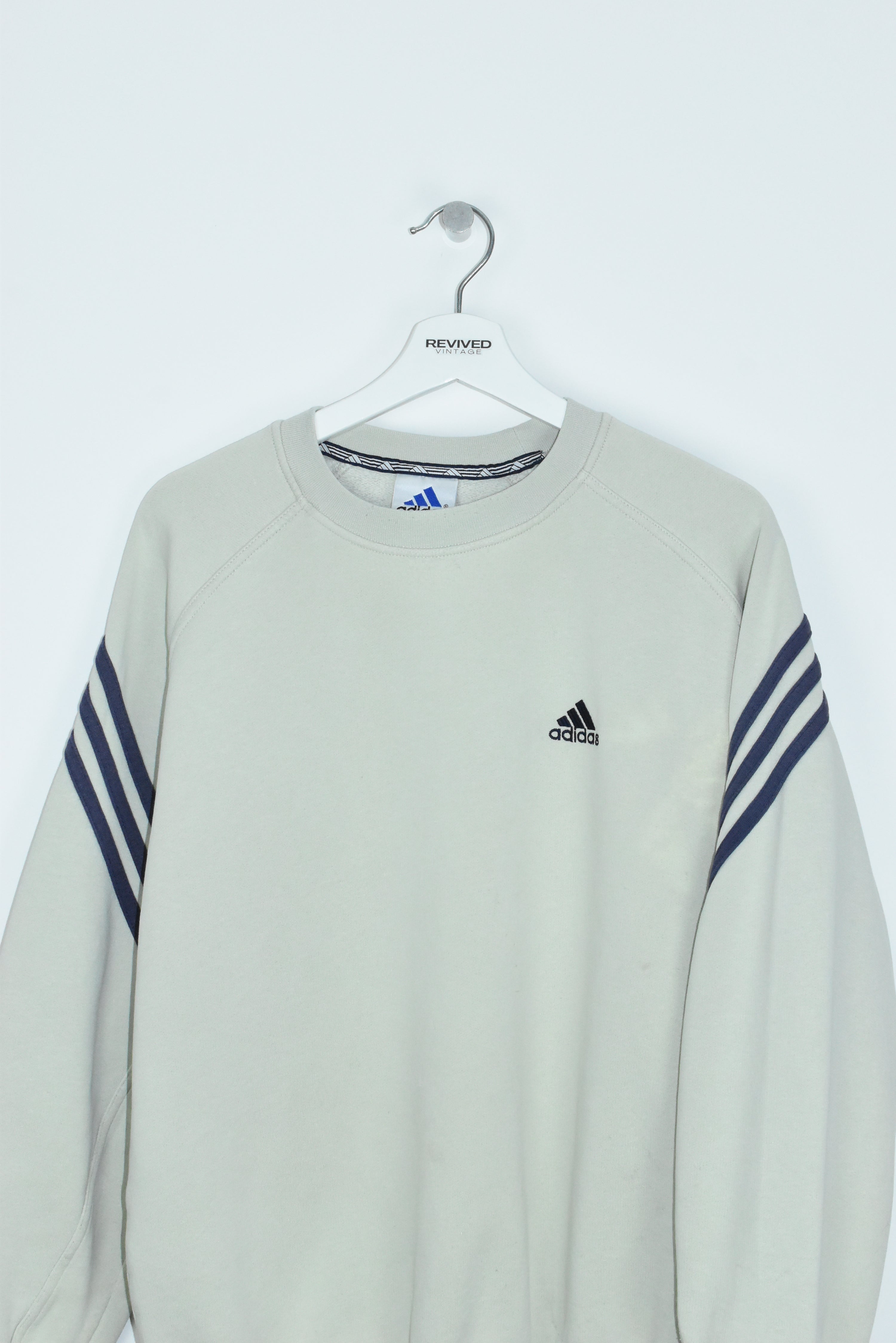 Vintage Adidas Embroidery Logo Sweatshirt Medium