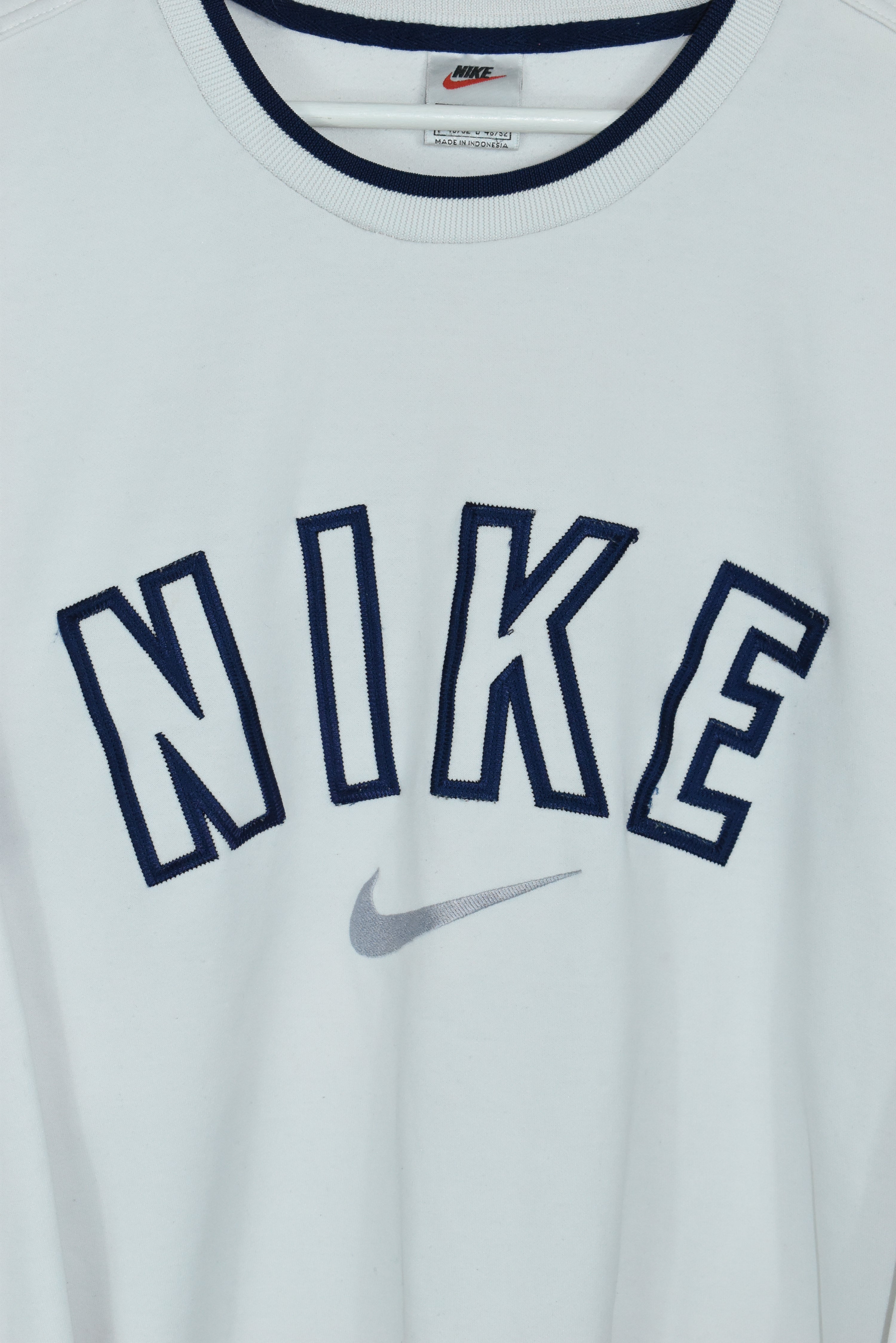 Vintage RARE Nike Spellout Sweatshirt LARGE