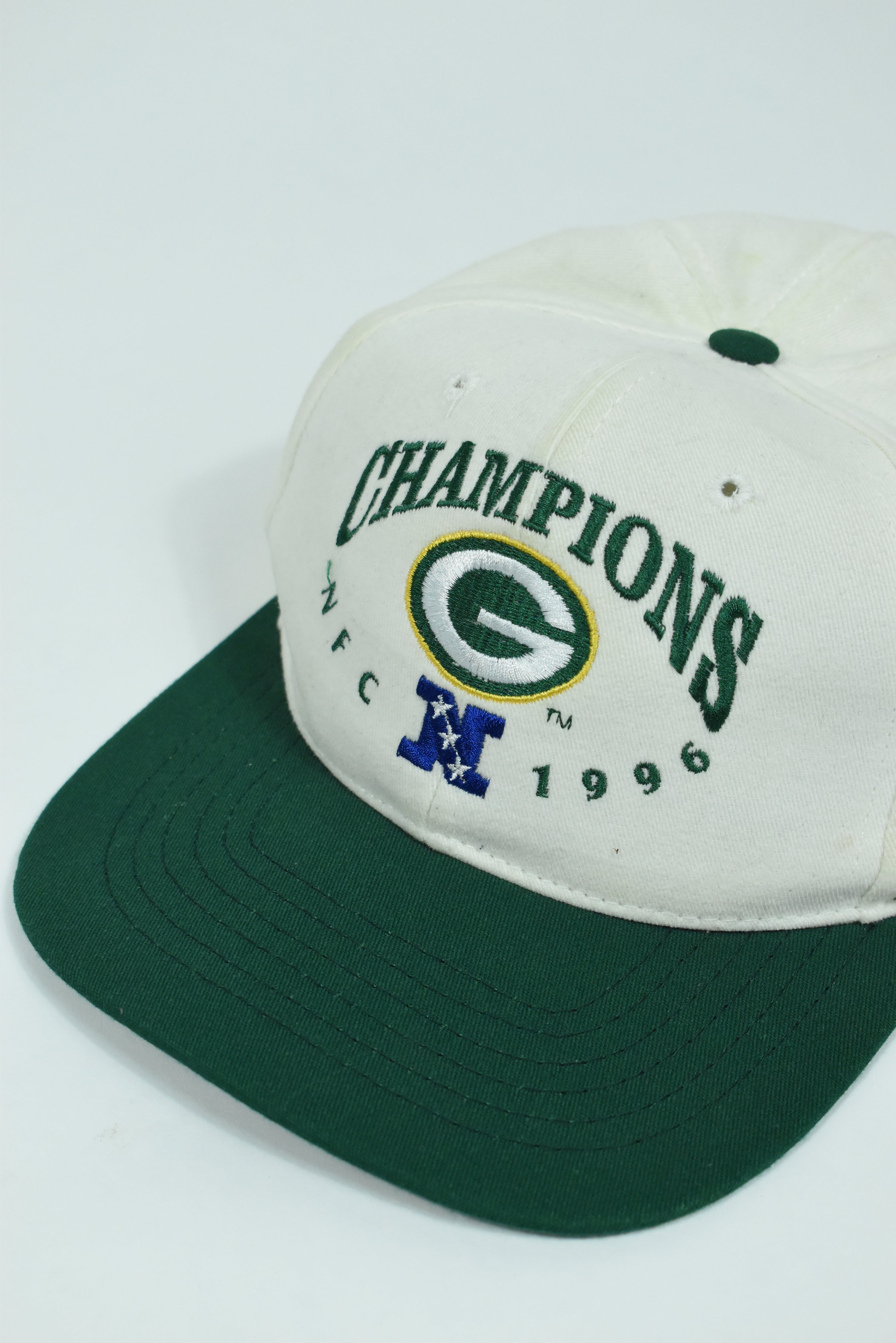 Vintage Green Bay Packers 1996 Embroidery Hat OS