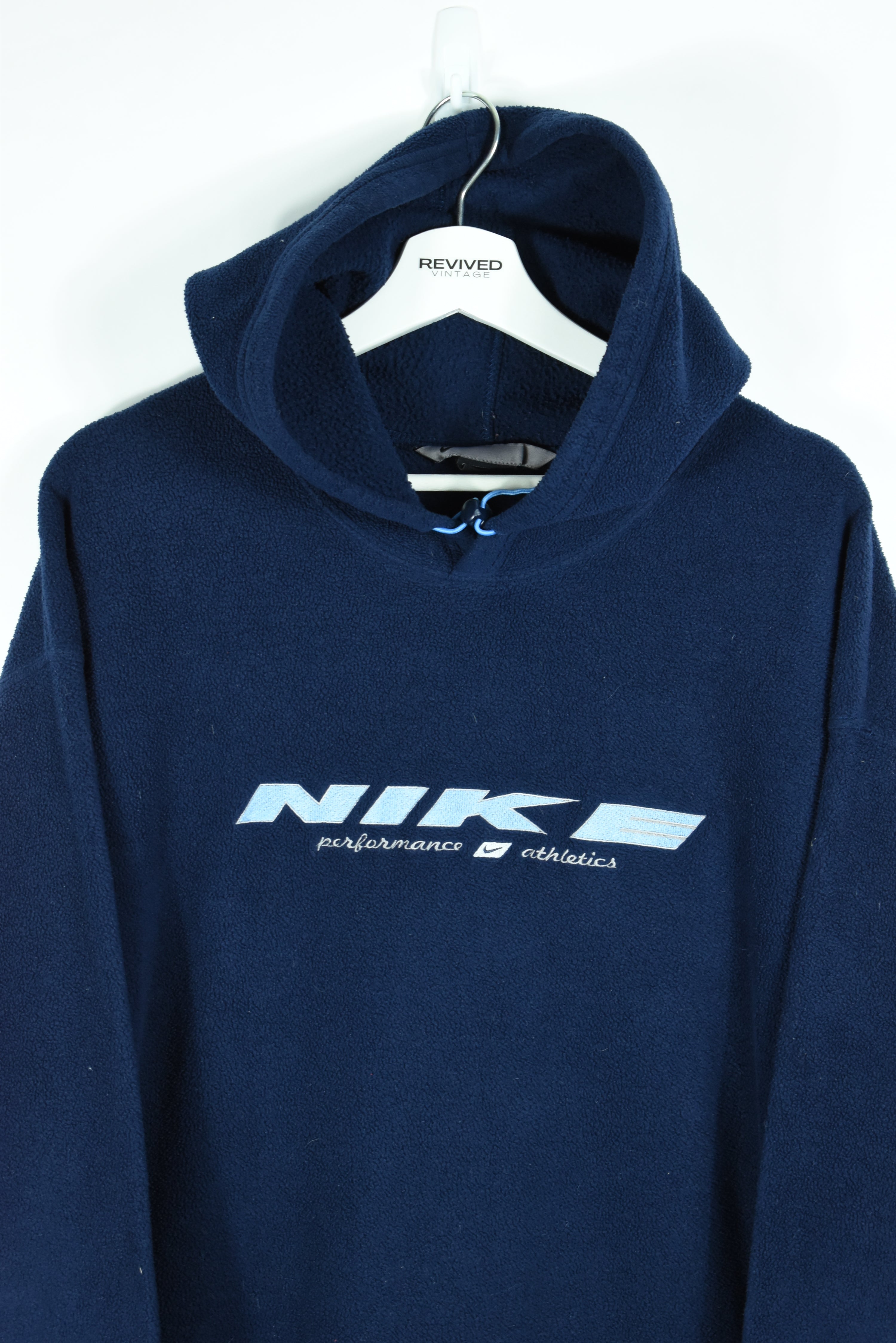 Vintage Nike Navy Fleece Hoodie XXL