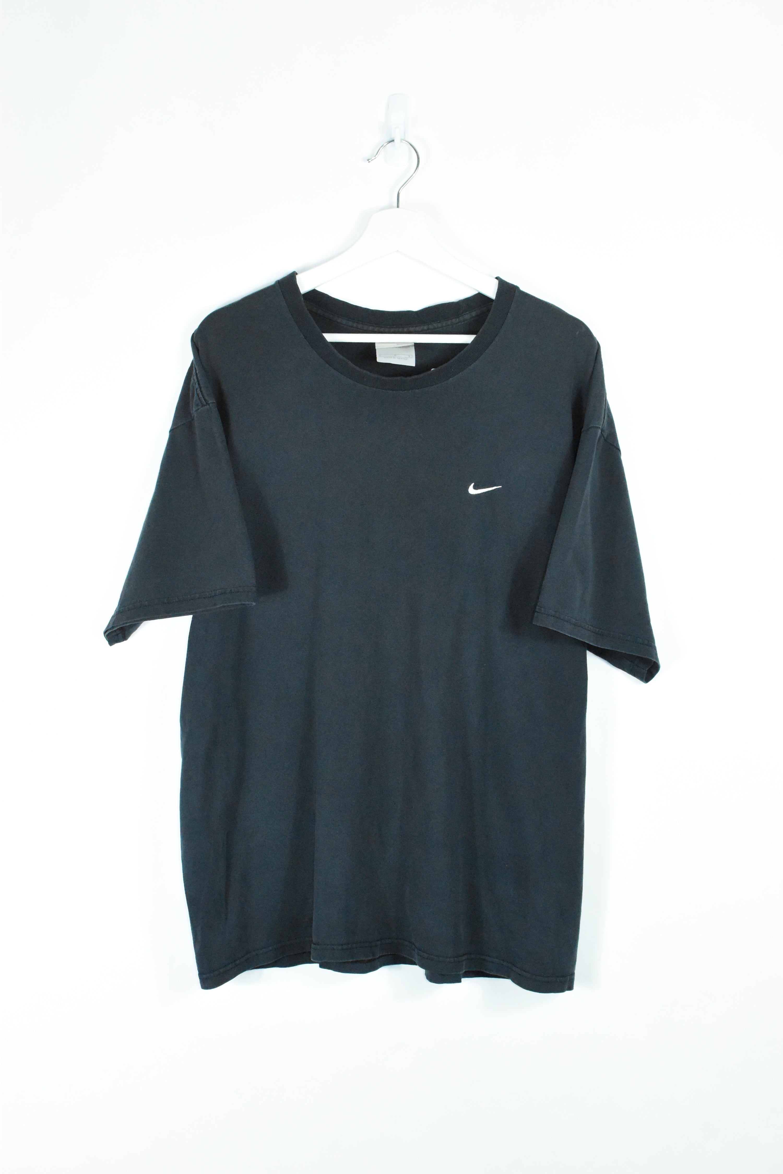 Vintage Nike Small Swoosh Embroidery T Shirt XLARGE