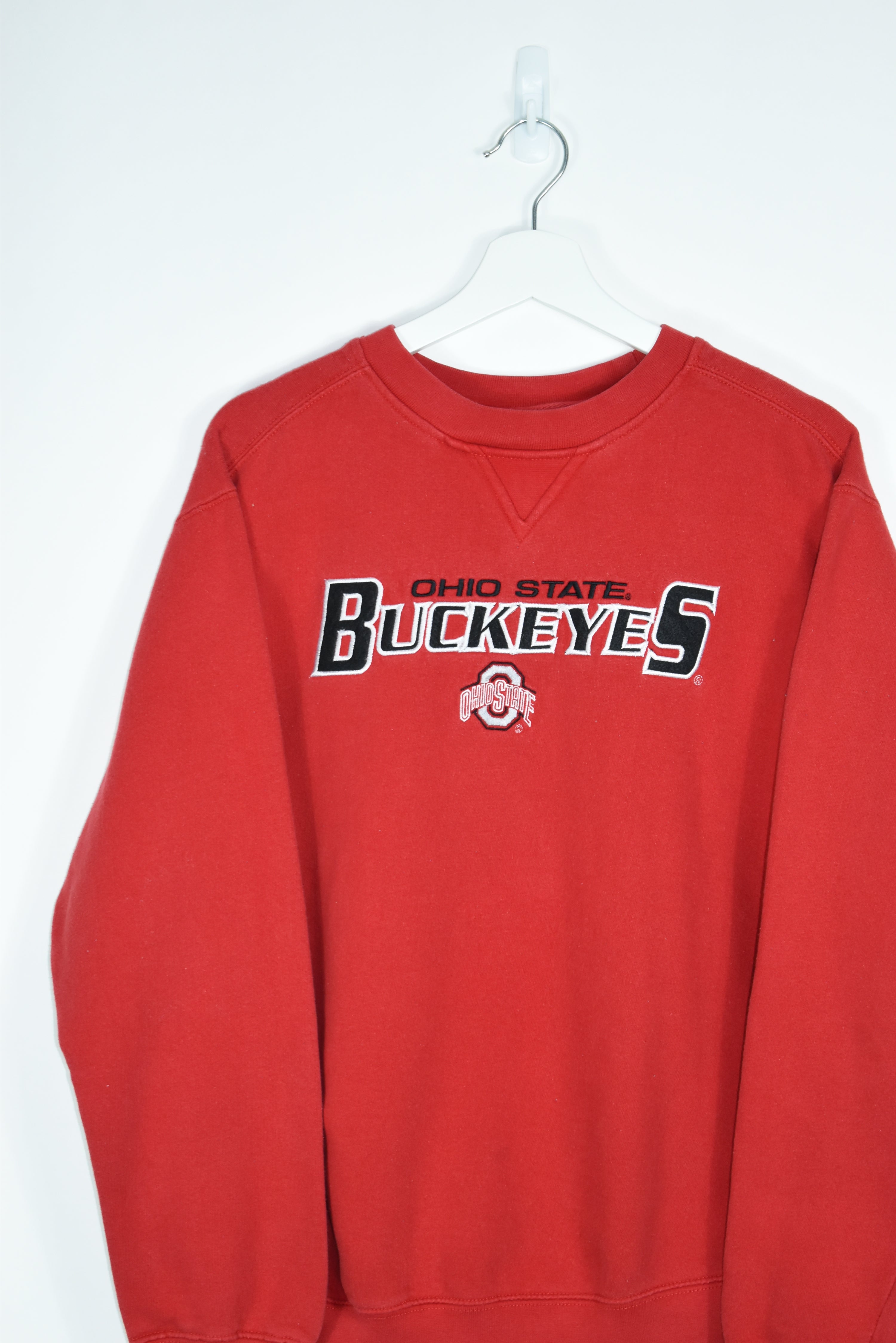 Vintage Starter Ohio State Buckeyes Embroidery Sweatshirt MEDIUM