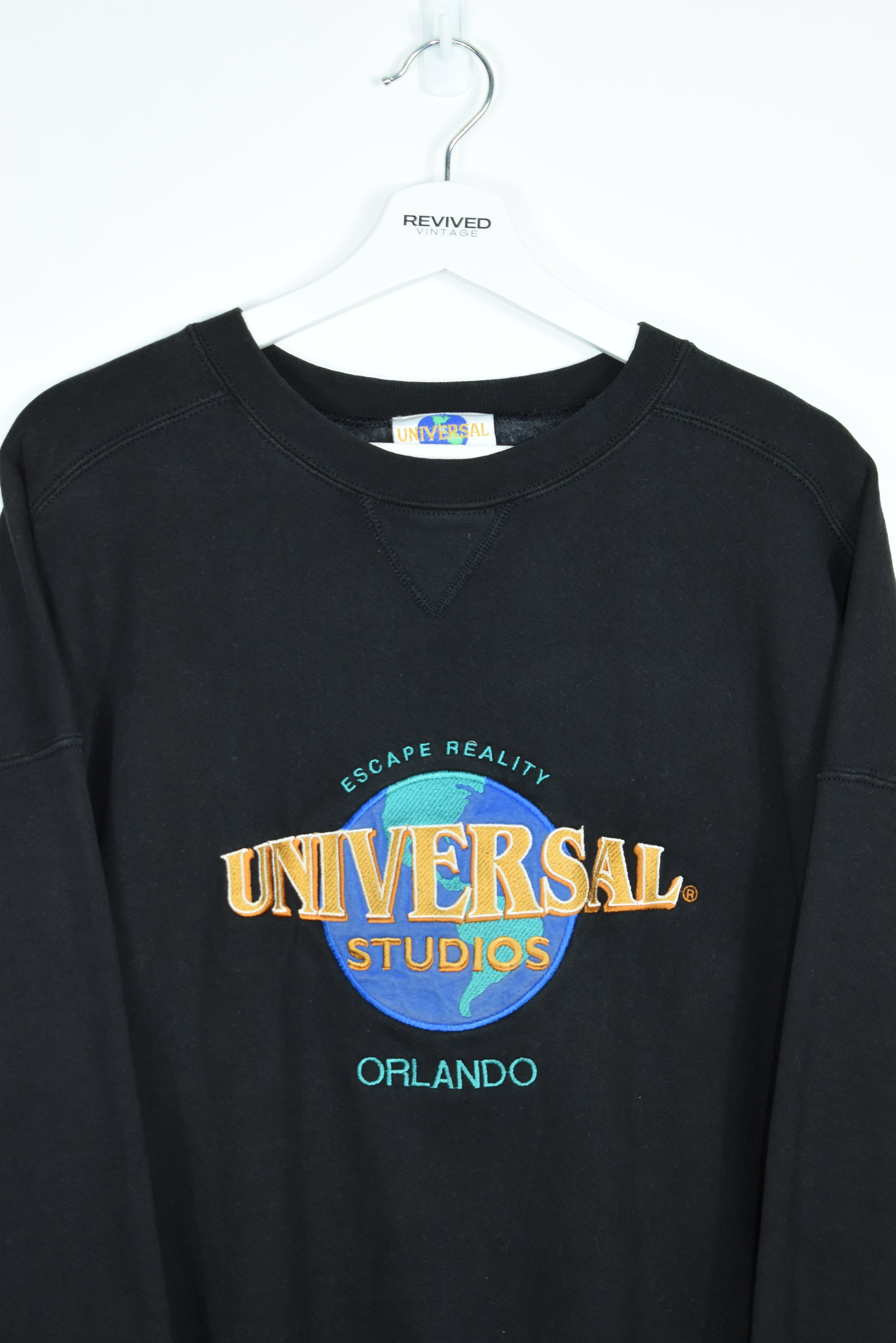 Vintage Universal Studies Embroidery Sweatshirt XLARGE