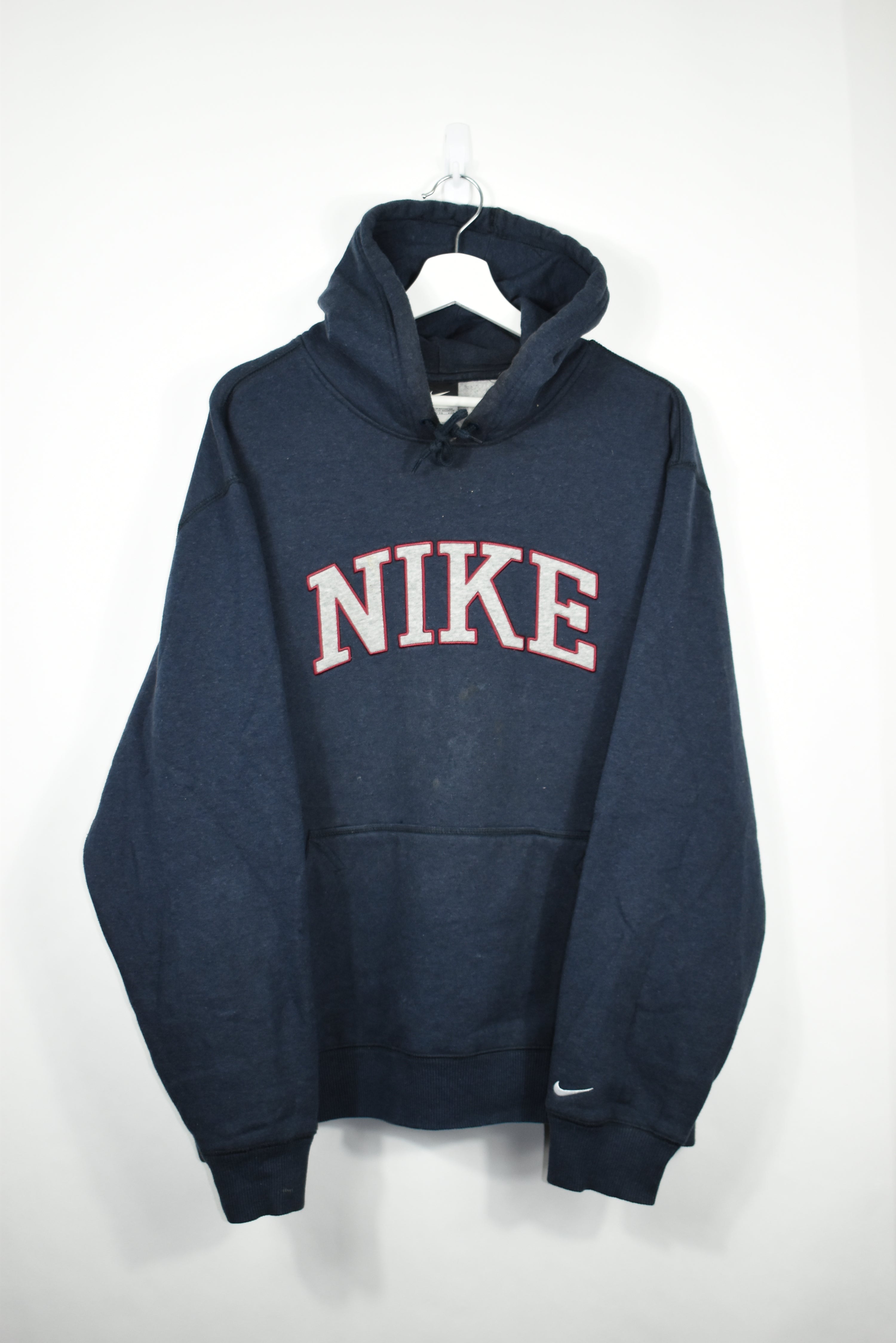 Vintage Nike Embroidery Hoodie XLARGE