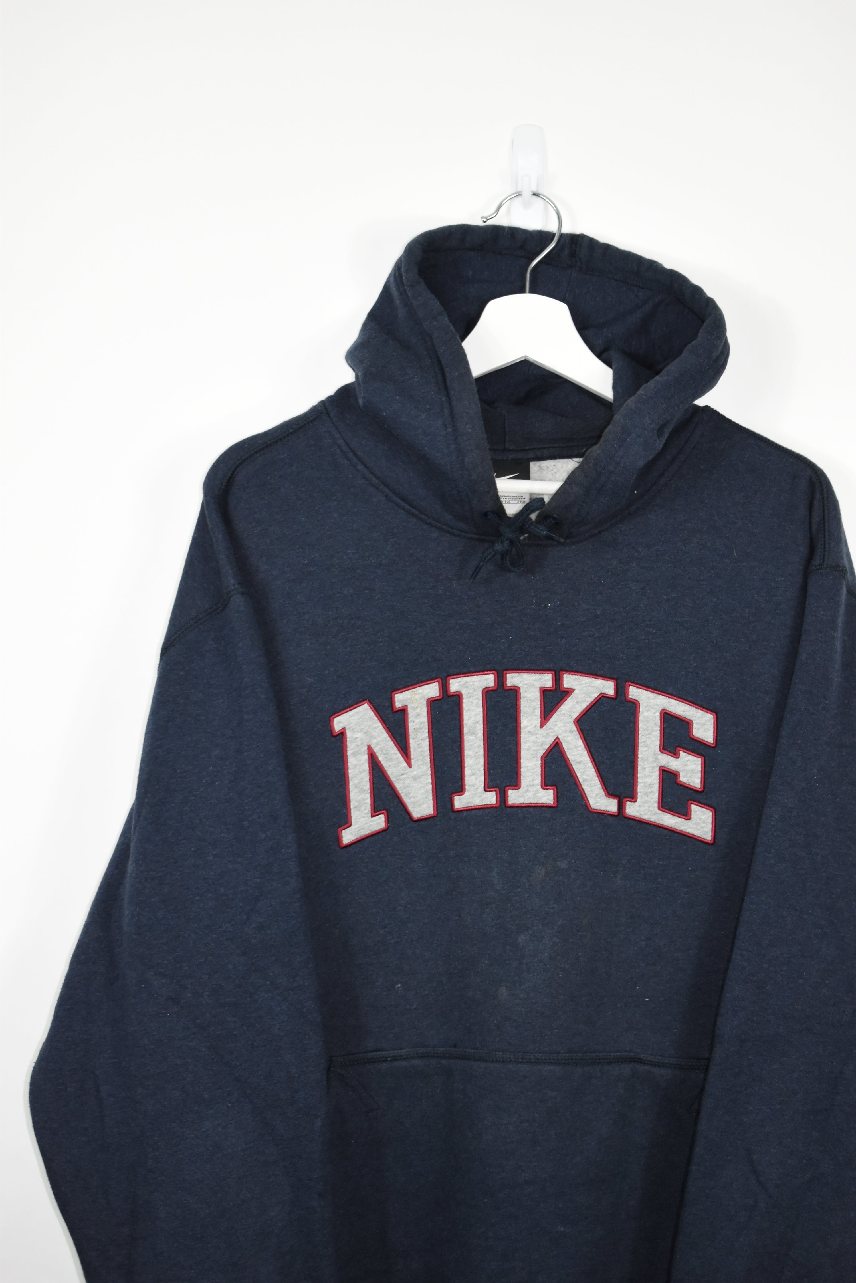 Vintage Nike Embroidery Hoodie XLARGE