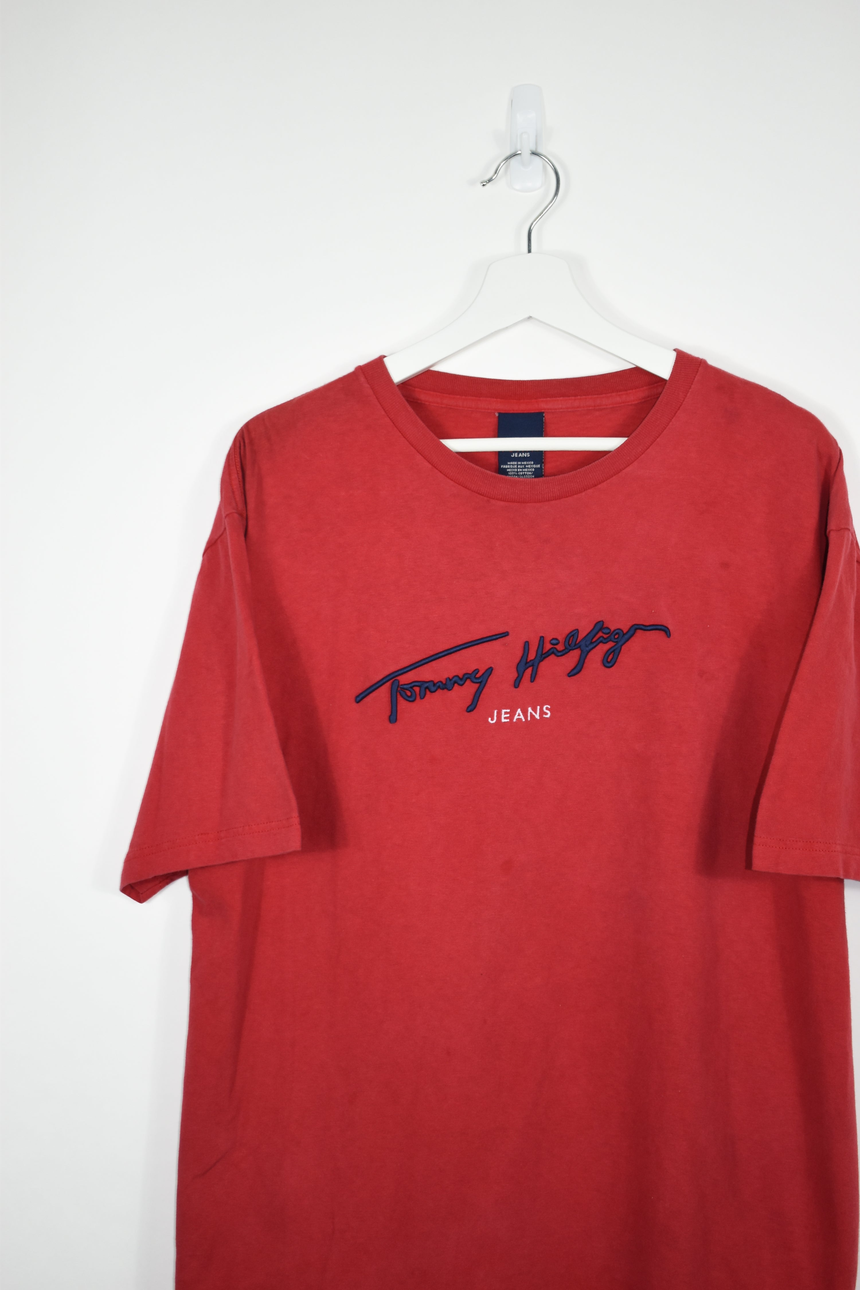 Vintage Tommy Hilfiger Script T Shirt LARGE