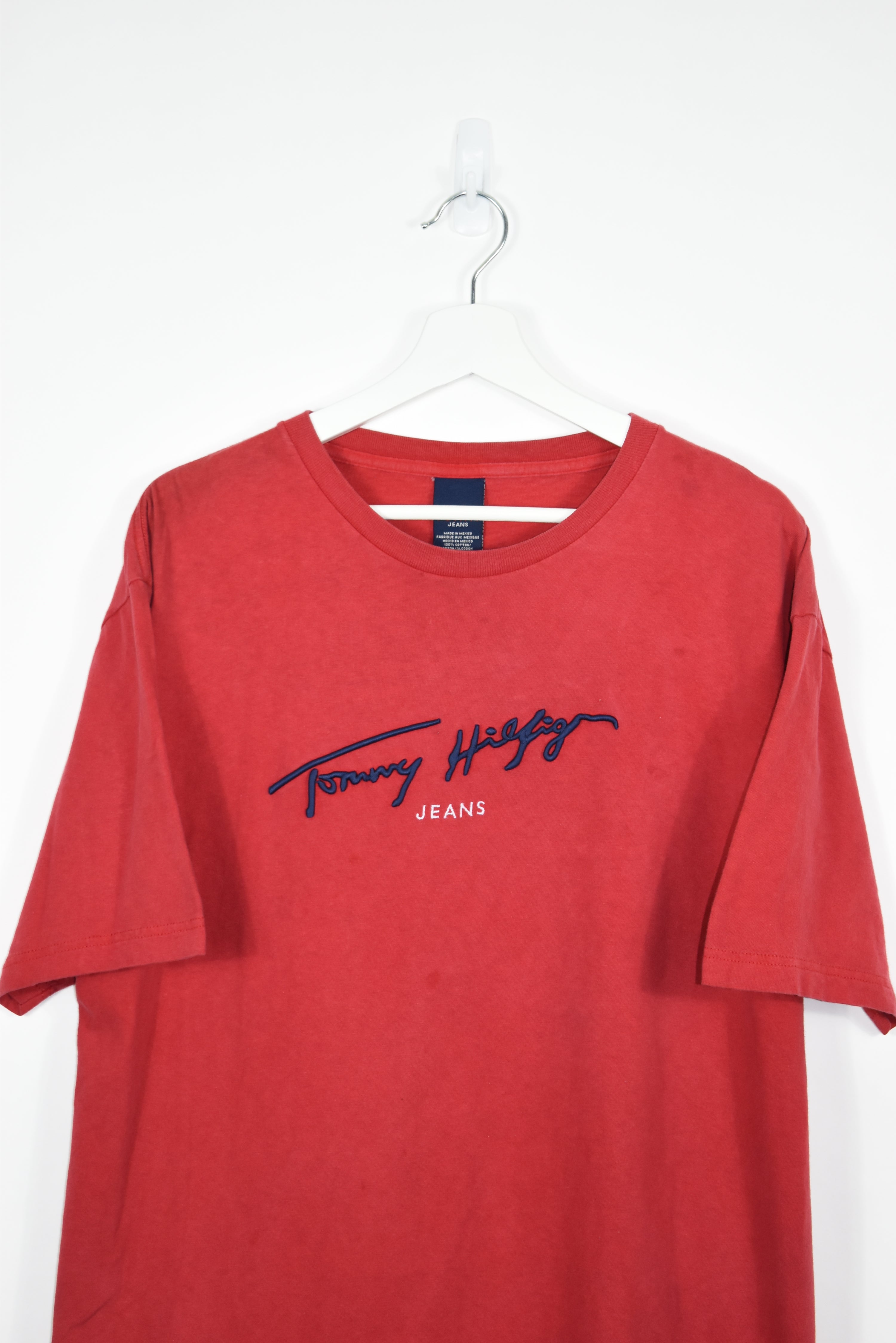 Vintage Tommy Hilfiger Script T Shirt LARGE