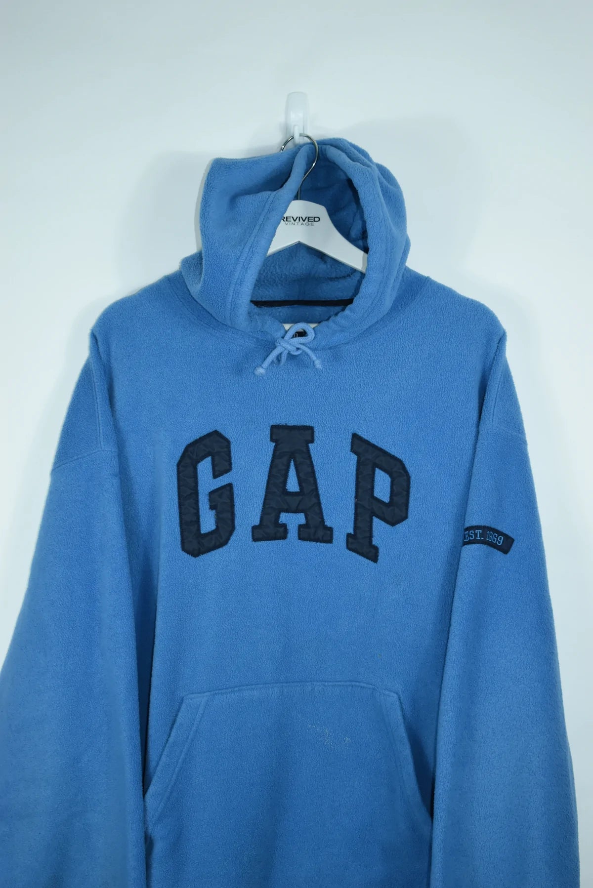 Baby blue gap hoodie deals
