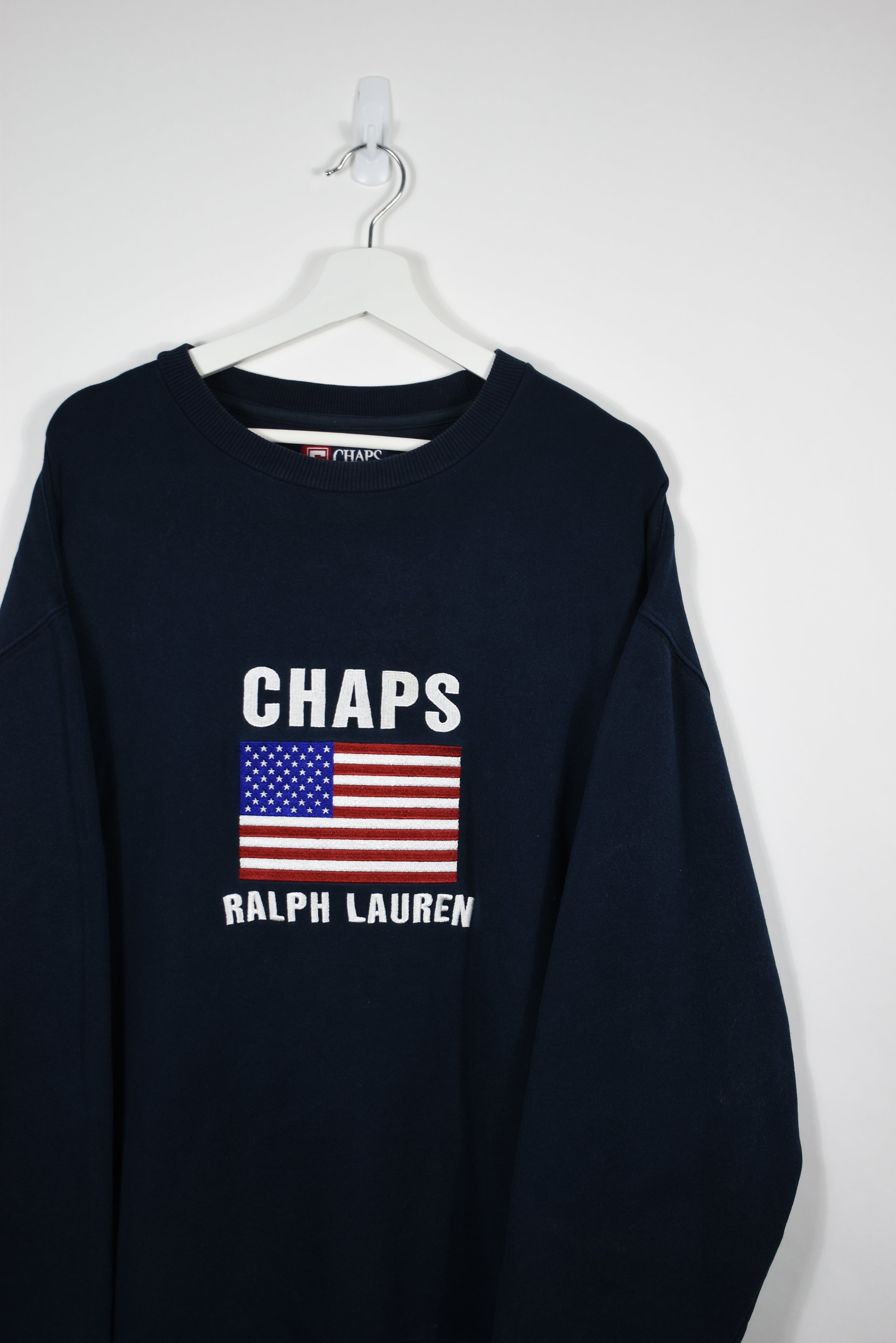 Vintage Chaps Ralph Lauren Embroidered Sweatshirt Xlarge