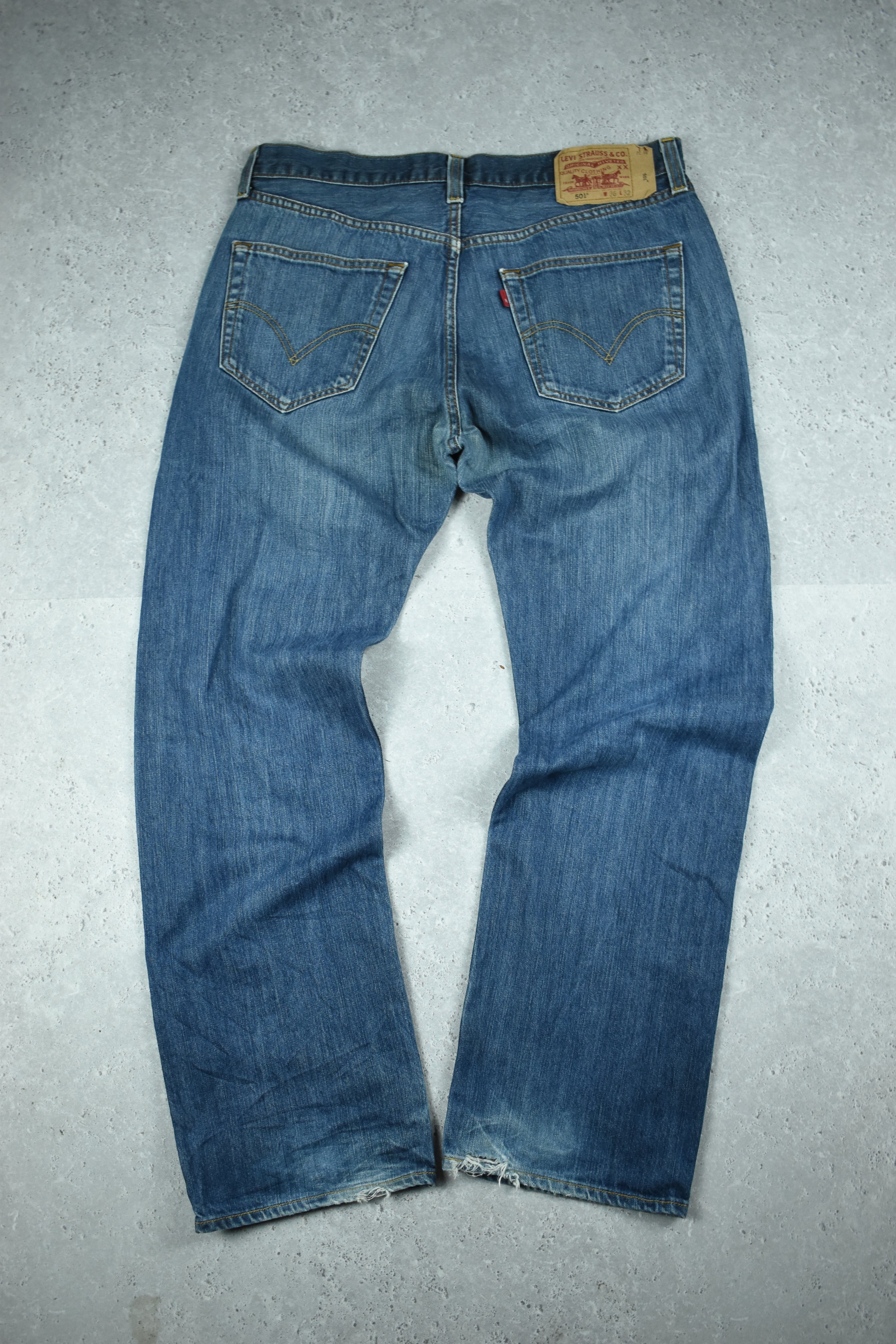 Vintage Levis 501 Denim Jeans 36x32