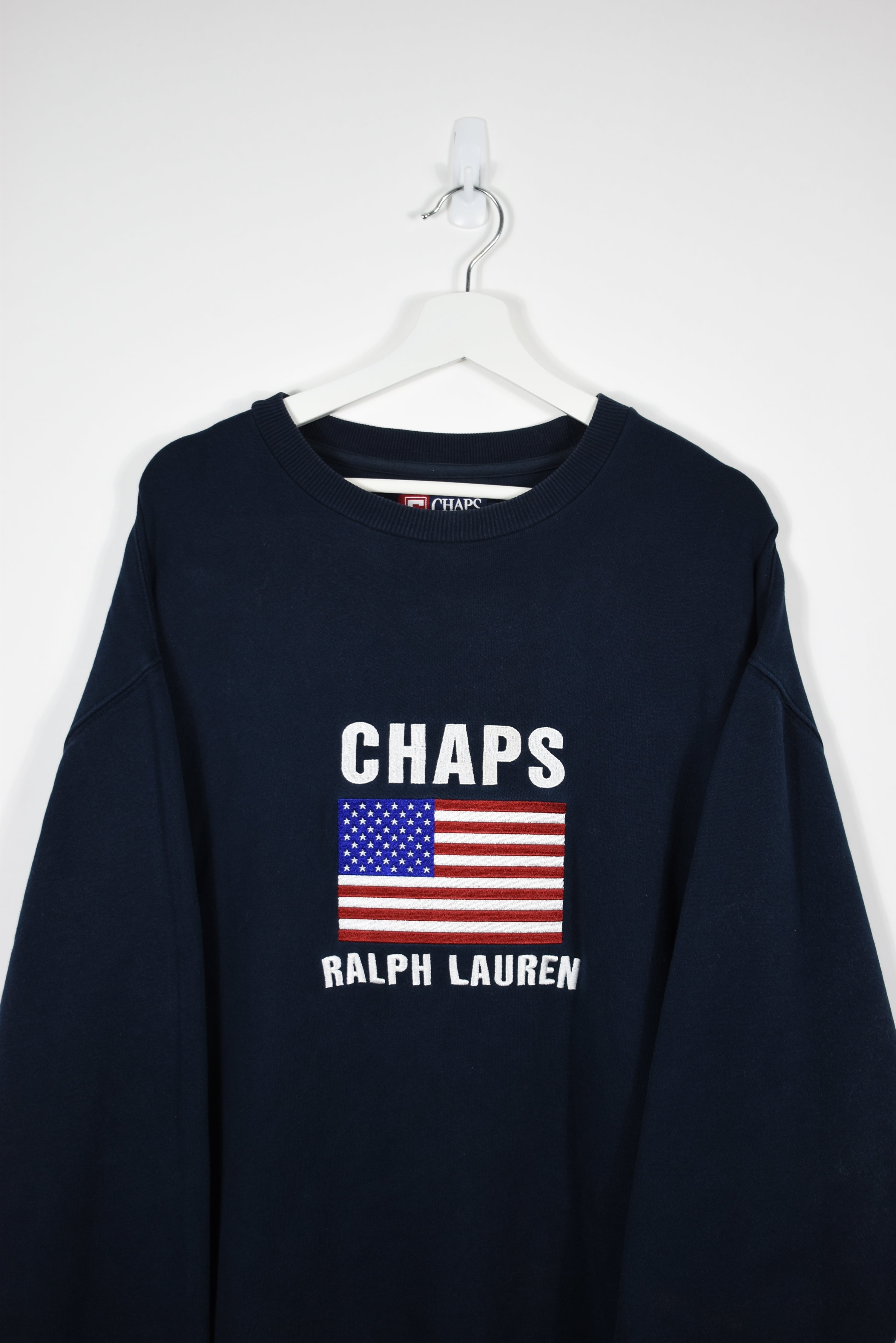 Vintage Chaps Ralph Lauren Embroidered Sweatshirt Xlarge
